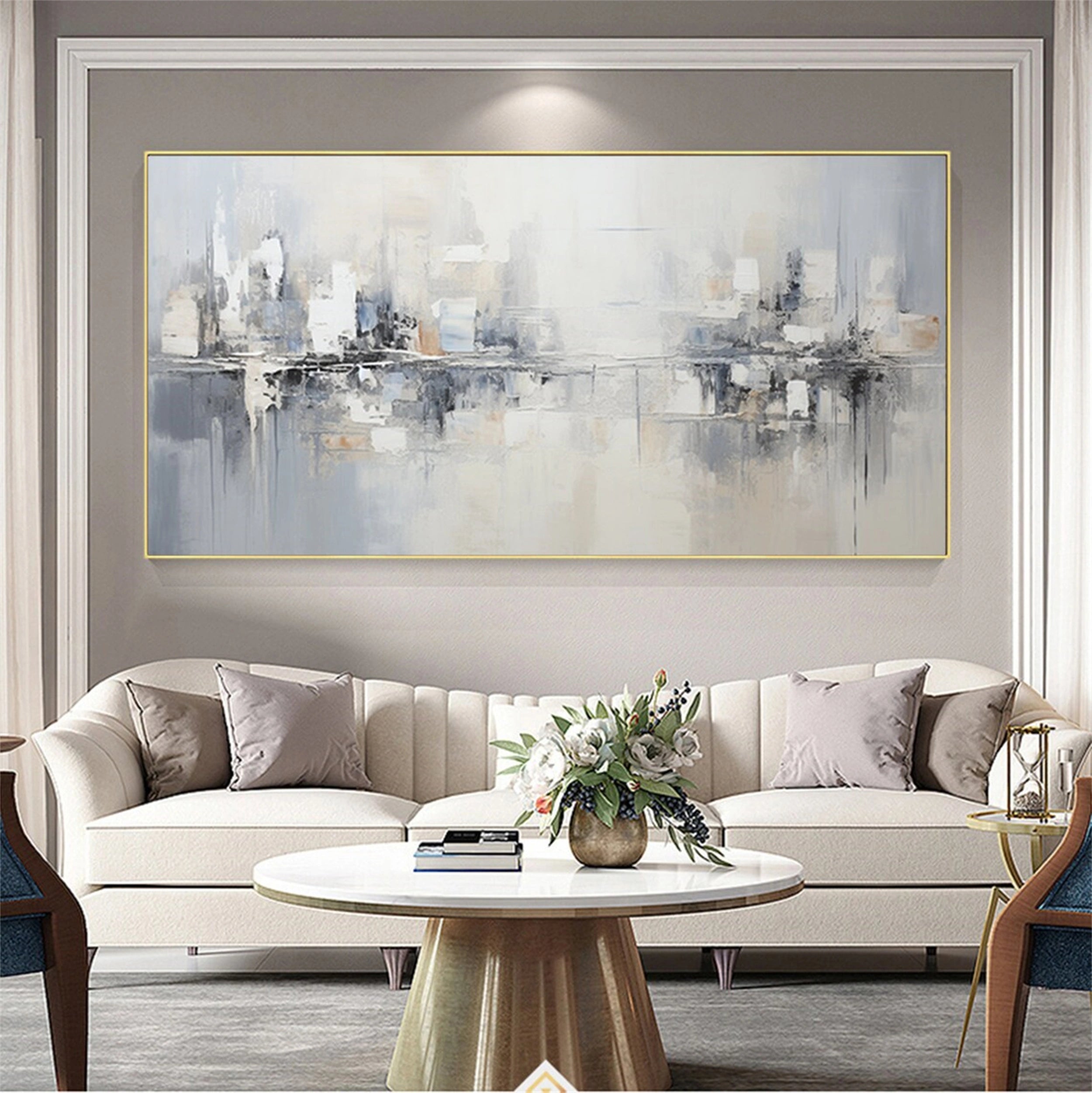 Urban Landscape Painting #UL 023 - Modern Wall Art for Home & Office Decor - Perfect for Living Room, Bedroom or Workspace