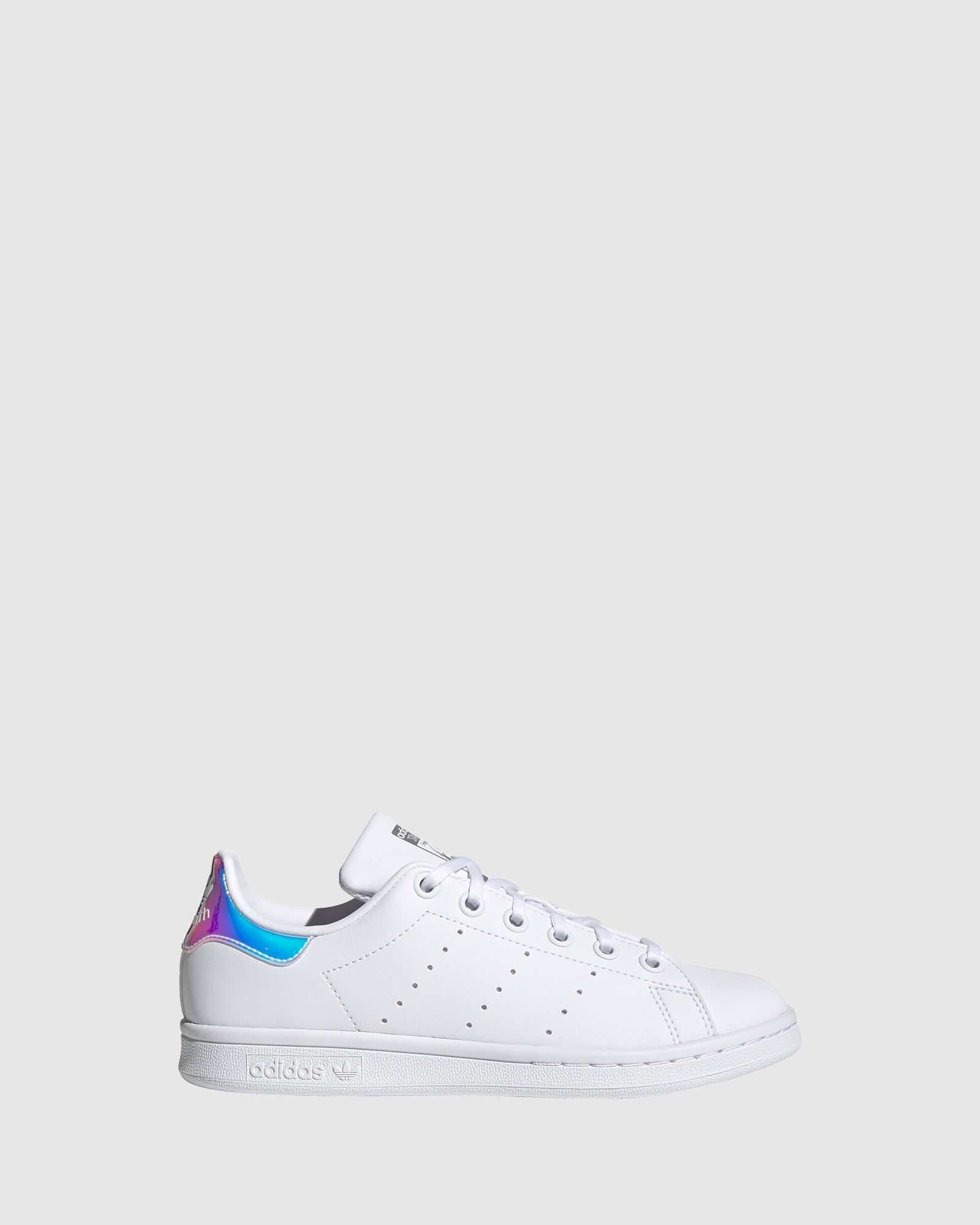 Stan Smith II Grade School Sneakers - White/Hologram Design - Comfortable & Durable Kids Shoes for School, Sports & Casual Wear