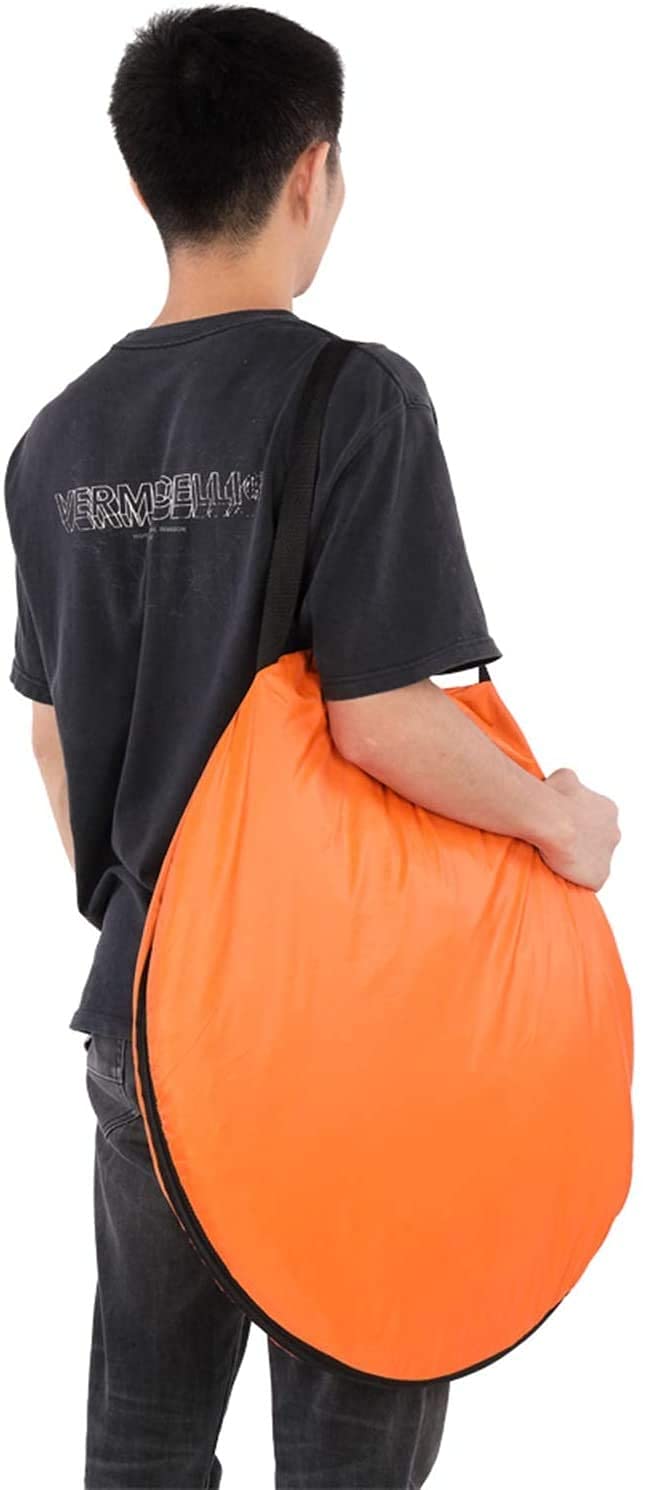Pop Up Privacy Tent for Camping & Beach - Lightweight, Sturdy, Easy Setup & Foldable - Includes Carry Bag (Orange) - Perfect for Outdoor Toilet, Shower, Changing Room & Dressing Shelter