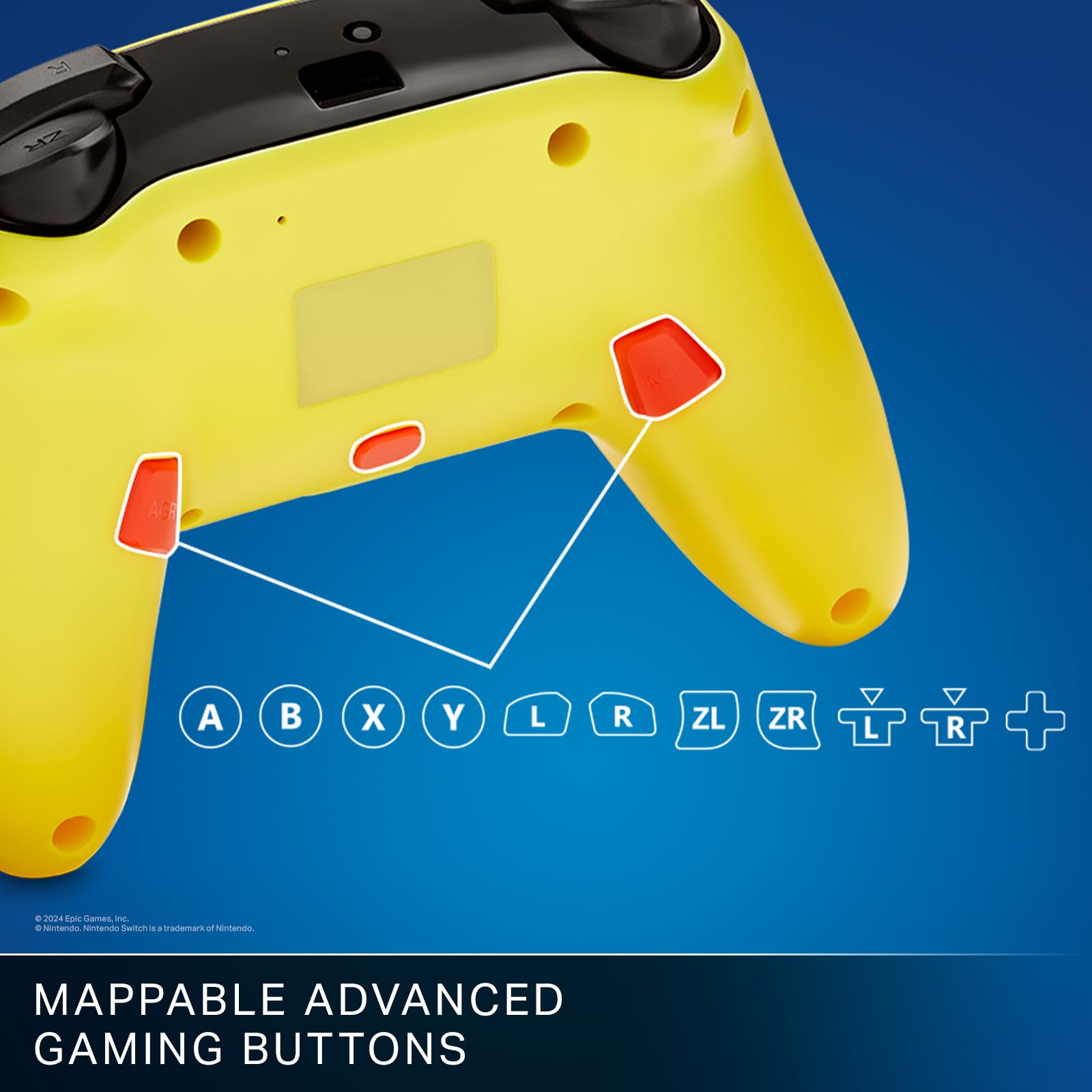 PowerA Enhanced Wireless Controller for Nintendo Switch – Fortnite Peely Edition | Compatible with Switch OLED, Switch Lite & Original Models | Bluetooth Gamepad with Bonus Virtual Item | Perfect for Fortnite Gaming & Multiplayer Sessions