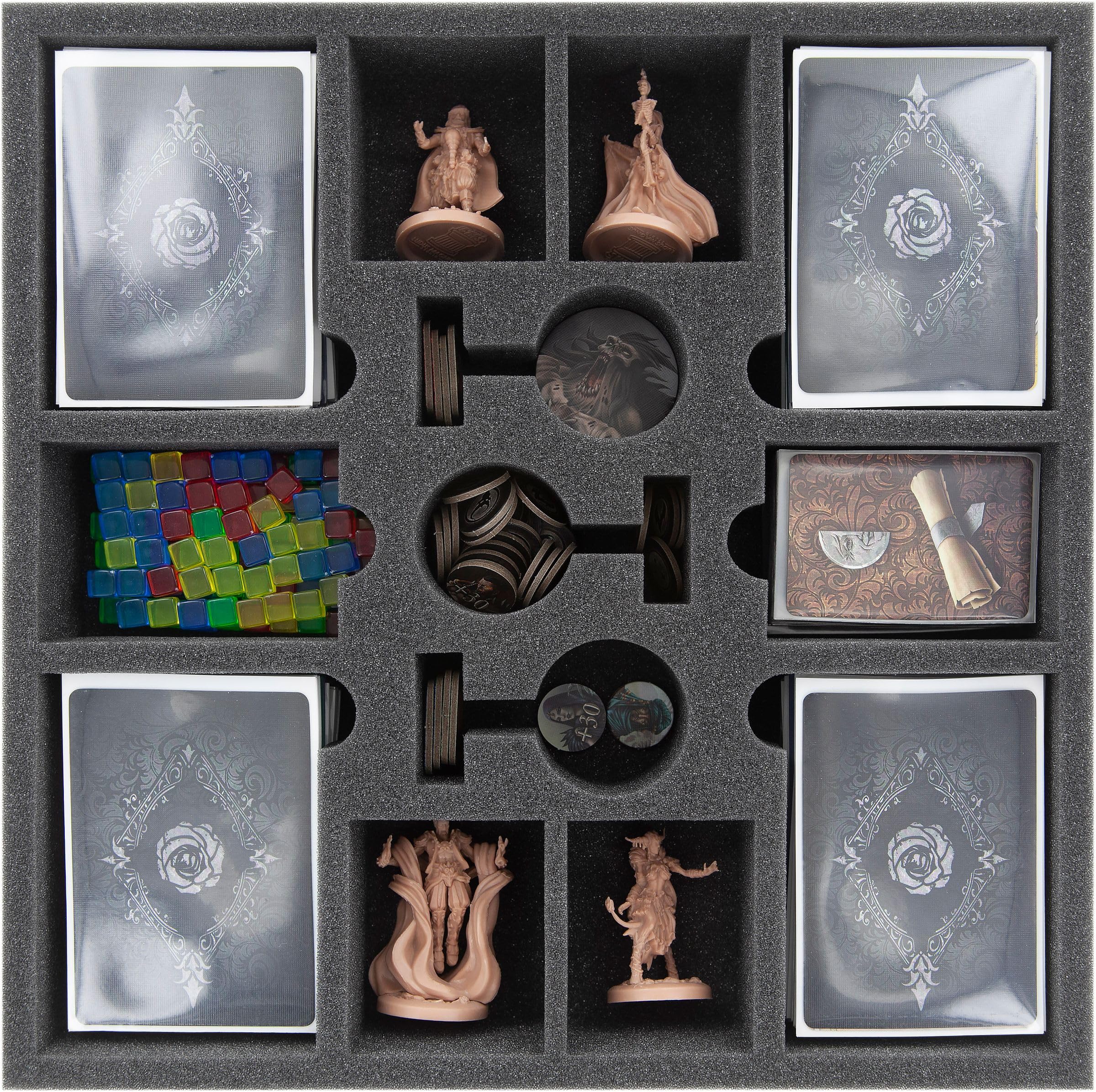 Feldherr Foam Insert Set for Black Rose Wars Core Game - Premium Board Game Storage Solution - Perfect for Organizing & Protecting Miniatures During Gameplay & Transport