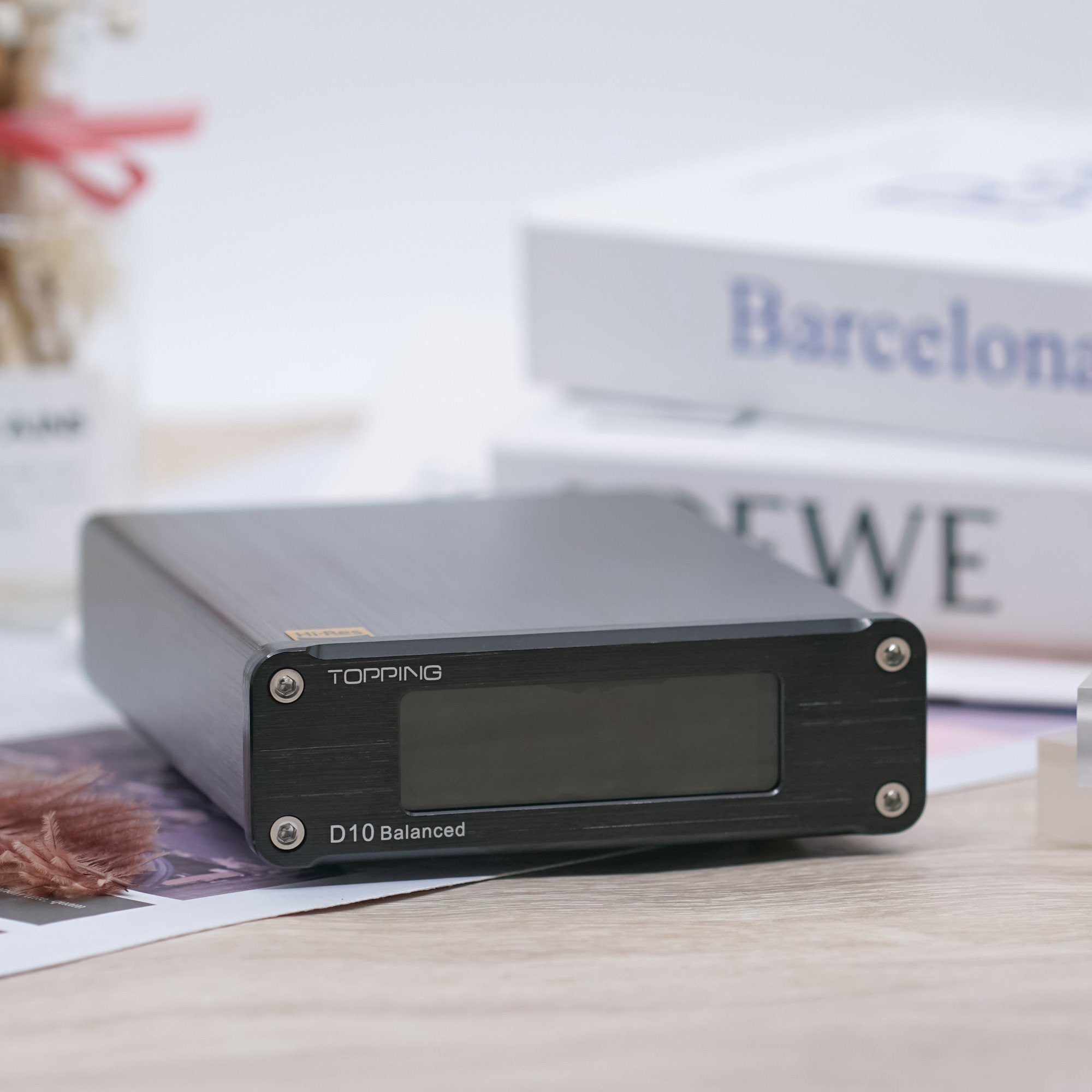 TOPPING D10 Balanced USB DAC - High Resolution Digital Audio Converter for Home & Studio Use | Perfect for Audiophiles & Music Producers