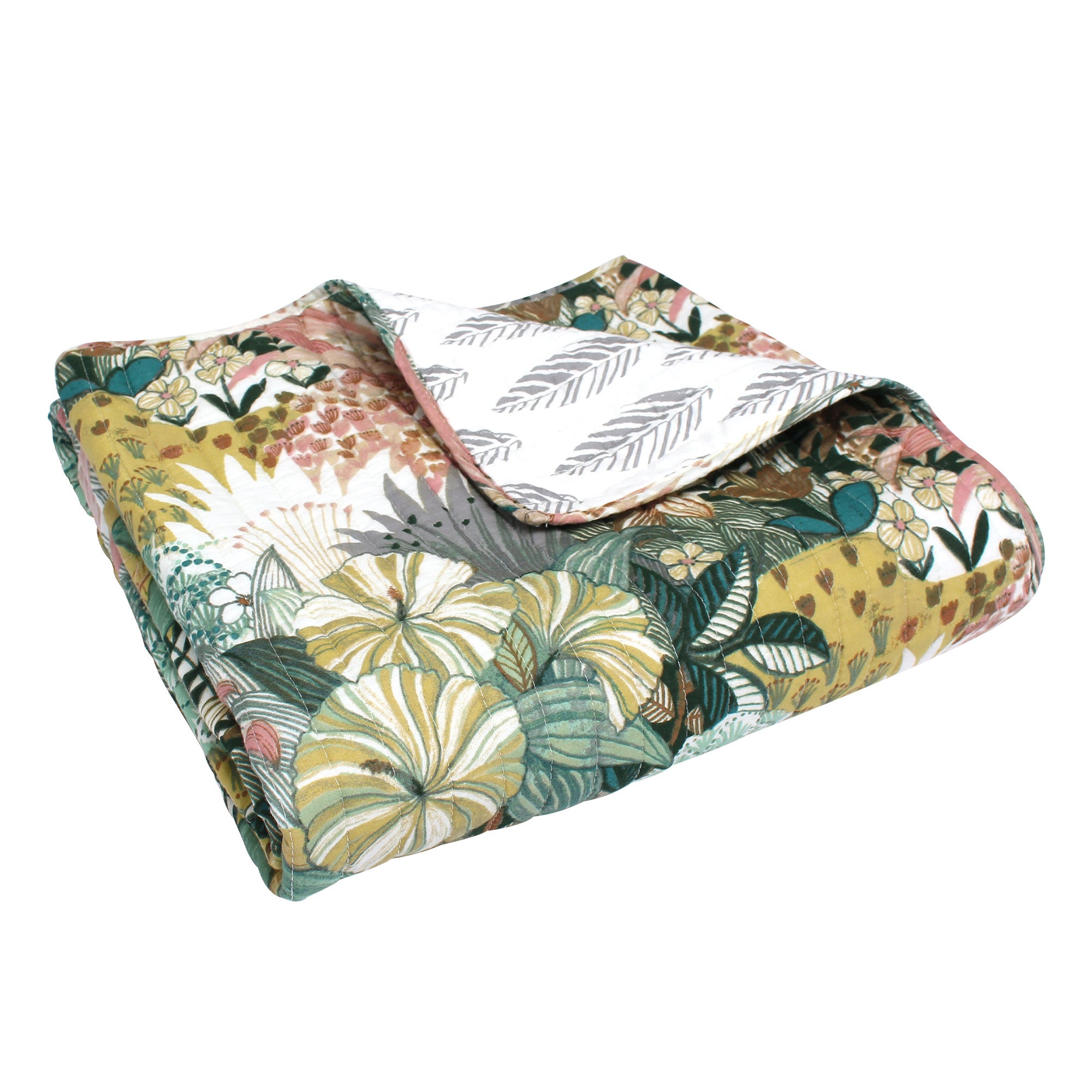 Ashika Quilted Throw Blanket - Soft & Cozy Lightweight Bedspread for Couch, Sofa, and Bed - Perfect for Winter Nights, Movie Time, and Home Decor