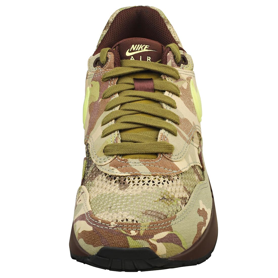 Nike Air Max 270 BT Men's Running Shoes (FN8358-200) - Earth/Oil Green/Black/Light Lemon Twist - Size 9 - Comfortable Cushioned Sneakers for Jogging, Gym Workouts & Casual Wear