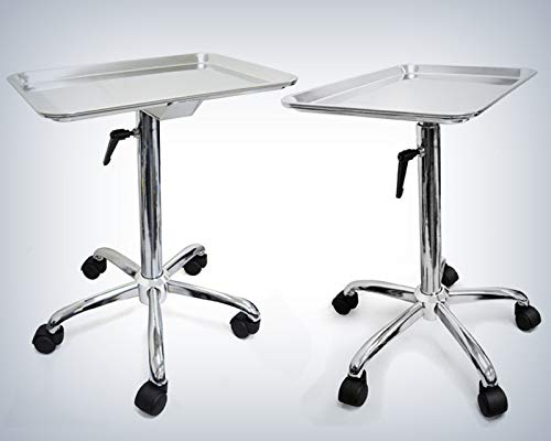 Professional Tattoo Workstation Desk with 4 Drawers - Stainless Steel Artist Table for Tattoo Parlor & Studio (Model TA-WS-03) - Perfect for Tattoo Artists, Piercing Professionals & Body Art Studios