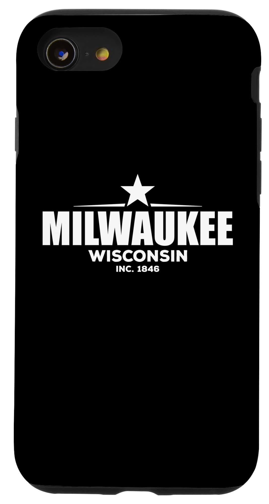 iPhone SE (2020) / 7 / 8 Shockproof Protective Case - Slim Fit Cover for Milwaukee Wisconsin Fans | Perfect for Daily Use, Travel & Outdoor Activities