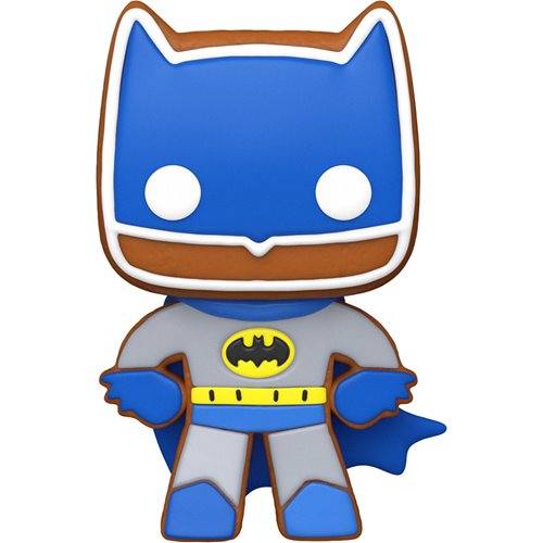 DC Heroes Holiday Pop! Vinyl Figure - Gingerbread Batman #444 - Fun Christmas Collectible for DC Fans & Holiday Decor