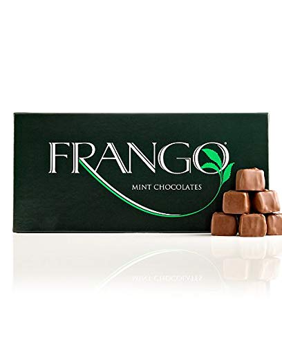 Premium Frango Mint Milk Chocolate (1 Lb.) - Famous Chicago Marshall Field's & Macy's Candy - Valentine's Day Gifts, Party Favors, Corporate Gifts & Holiday Treats - Perfect for Romantic Surprises, Office Celebrations & Christmas Stocking Stuffers