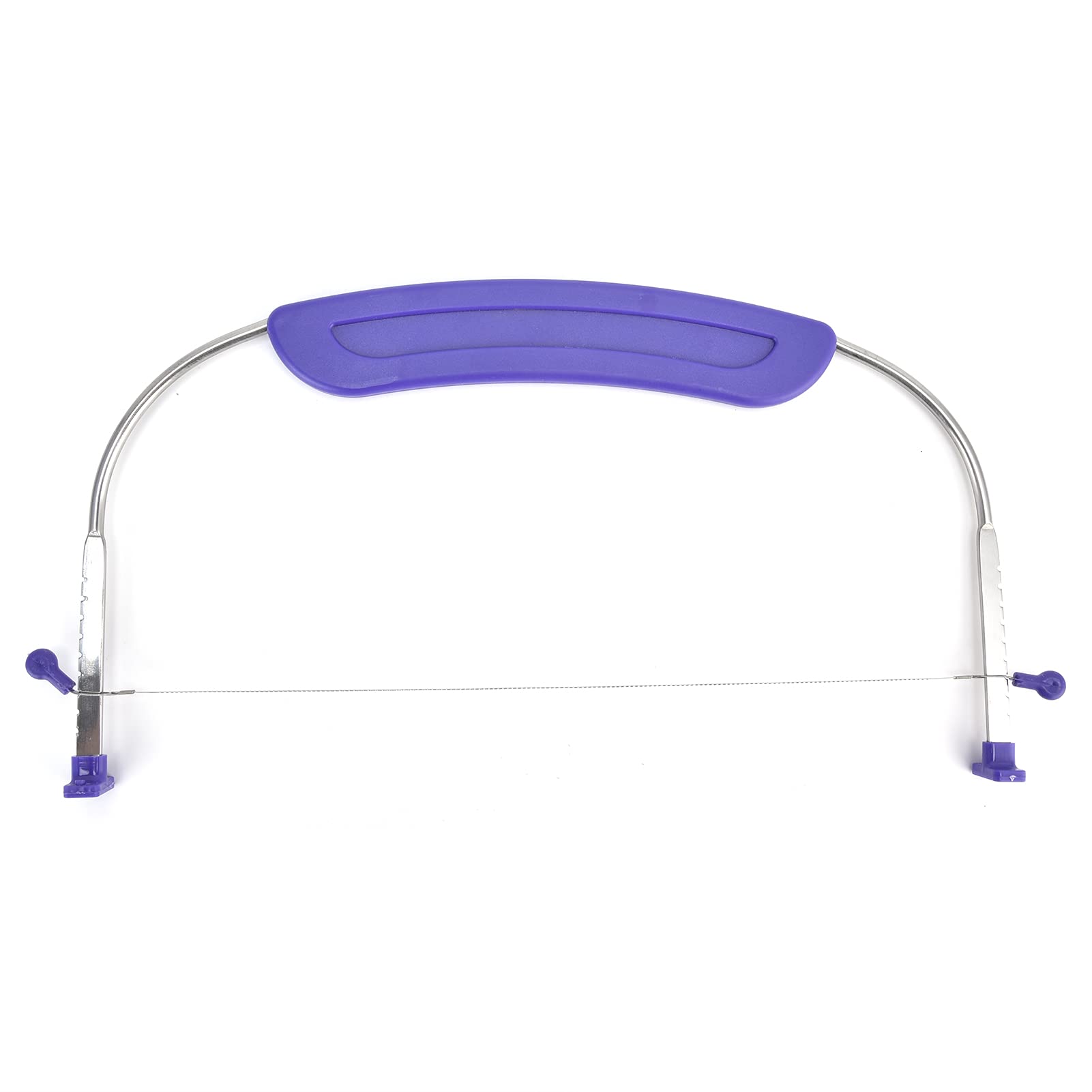 Stainless Steel Cake Leveler & Slicer - Professional Cake Cutter with Anti-Slip Handle for Even Layers - Perfect for Baking, Cake Decorating, and Pastry Making - Ideal for Home Bakers and Professional Bakeries