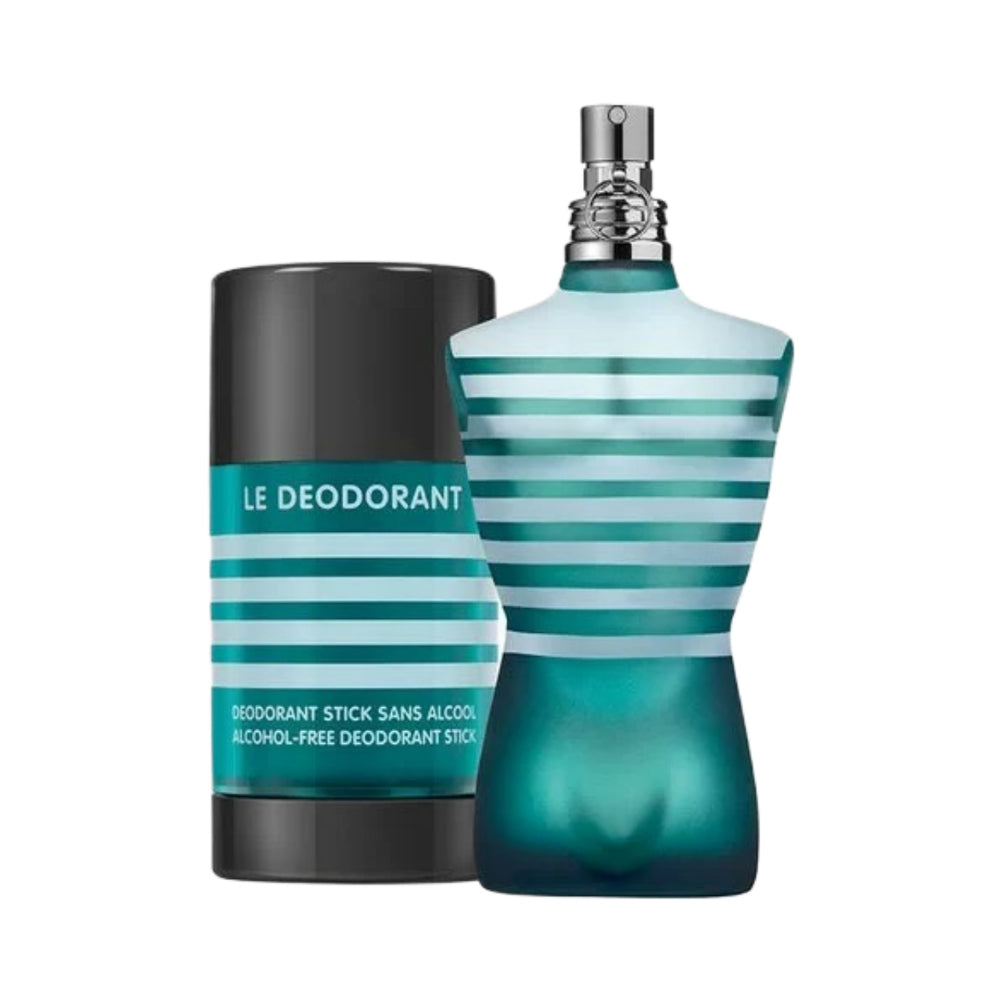 Jean Paul Gaultier Le Male 2 Piece Eau de Toilette Gift Set - 75ml Fragrance for Men | Perfect for Date Night & Special Occasions