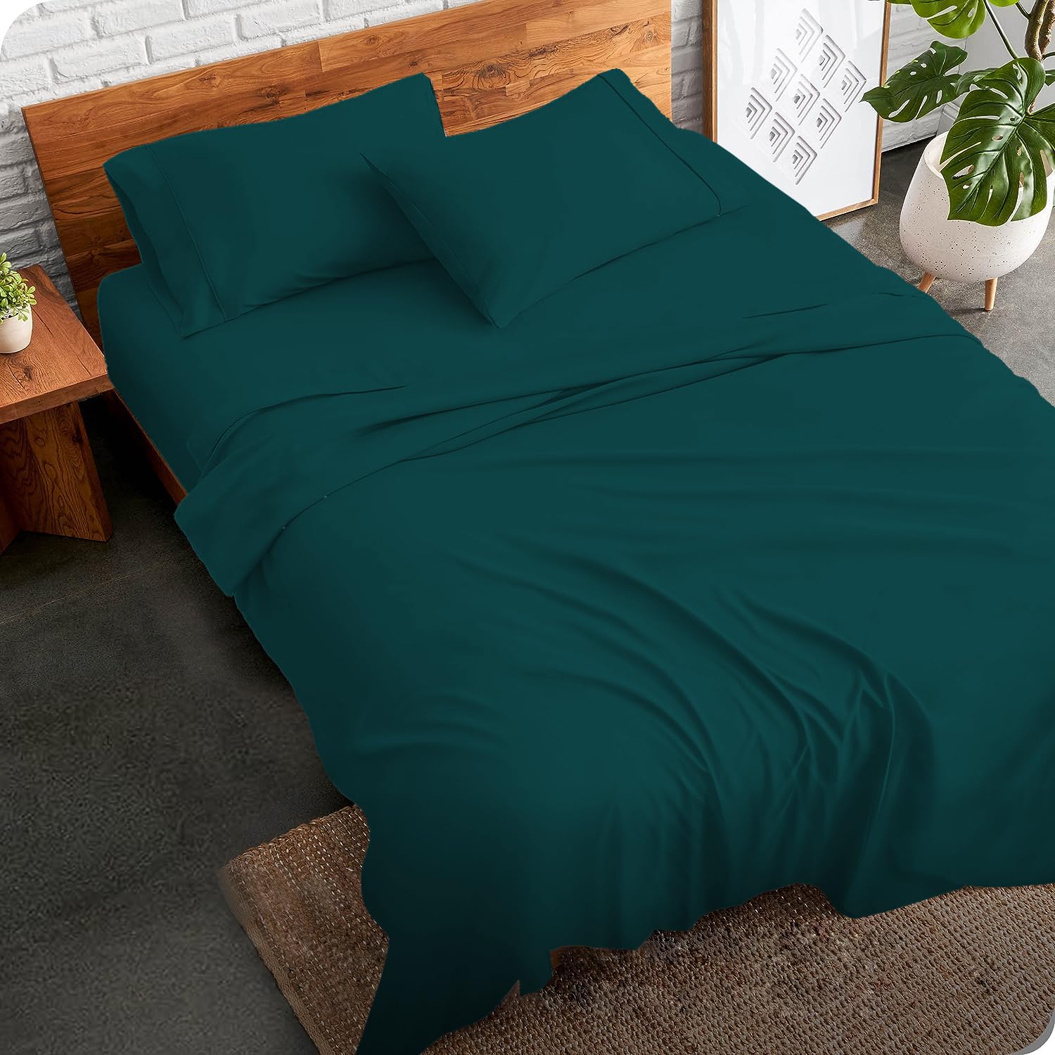 Luxury 800 Thread Count King Size Egyptian Cotton Bed Sheets Set - 6 Piece (Fitted Sheet, Flat Sheet, 4 Pillowcases) - 15