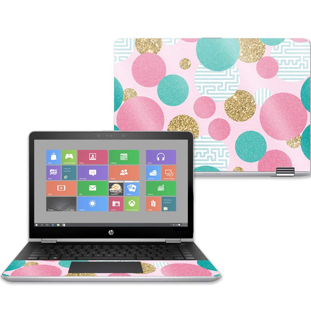MightySkins Glossy Glitter Skin Cover for HP Pavilion x360 14