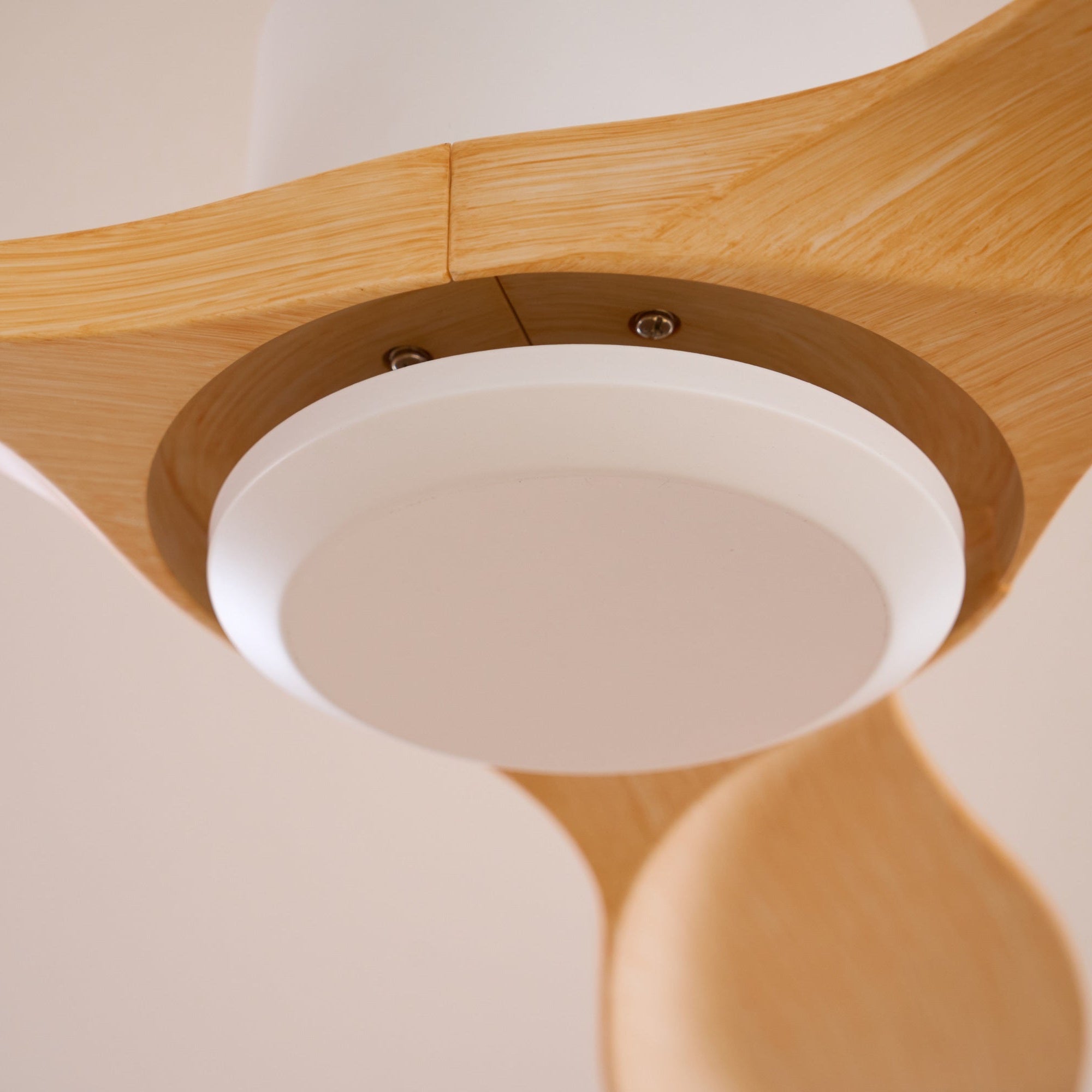Amelia Ceiling Fan with Light - 52 Inch Modern Flush Mount Indoor Ceiling Fan - Quiet Reversible Motor - 3 Speeds - Remote Control - Perfect for Living Room, Bedroom, and Office