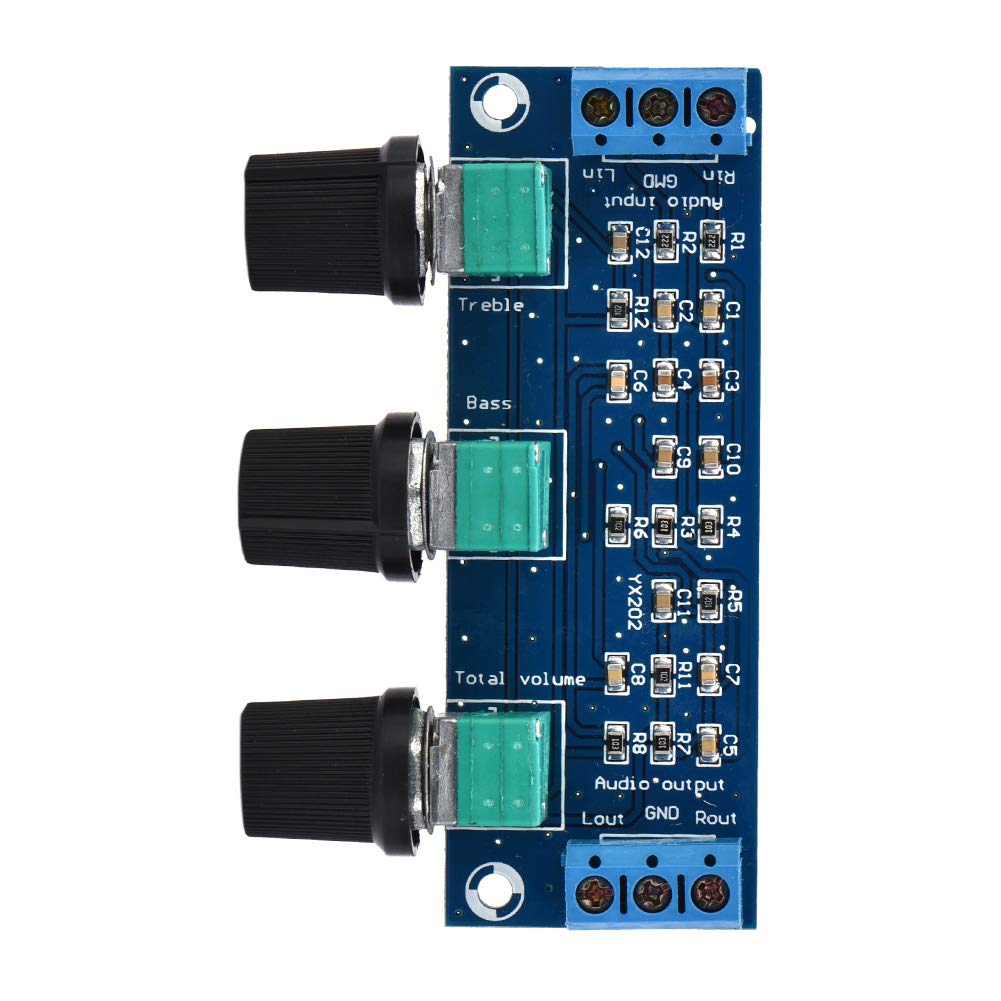 Passive Volume Control Board - High & Bass Adjustment Regulator for Audio Systems | Perfect for DIY Speakers, Guitar Amps & Home Theater Setups