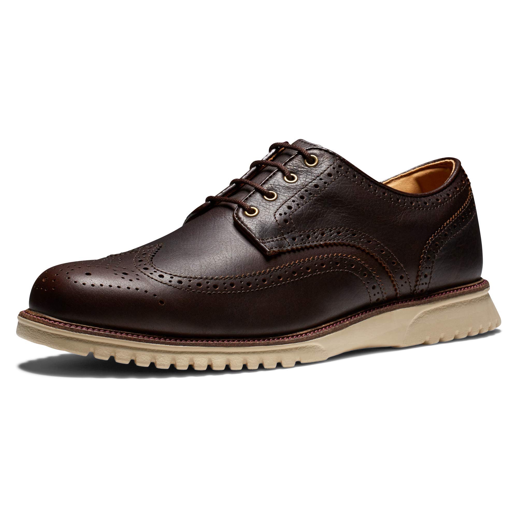 FootJoy Men's Club Casuals Golf Shoes - Comfortable Spiked Golf Sneakers for Men | Perfect for Golf Course & Casual Wear