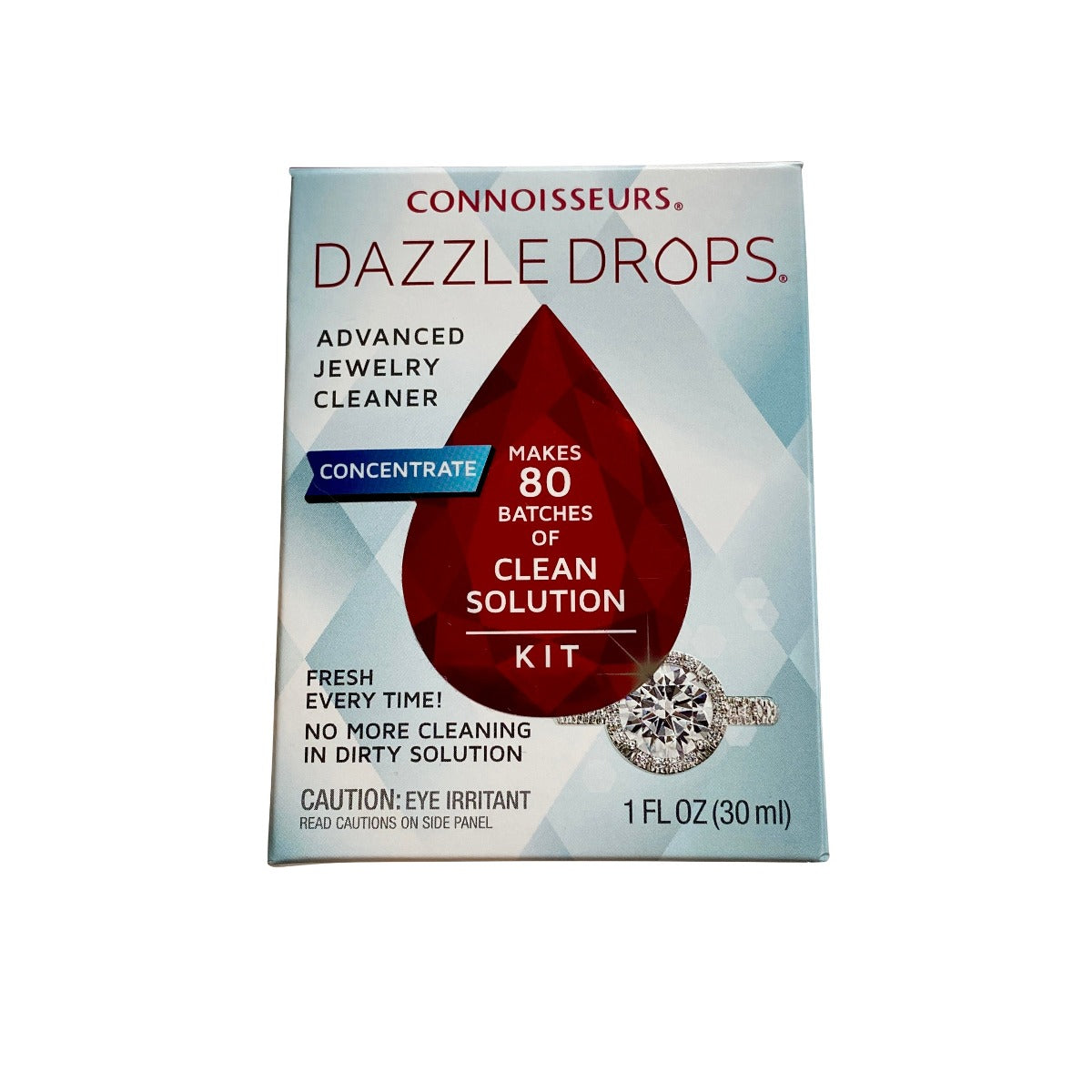 Connoisseurs Dazzle Drops Advanced Jewelry Cleaner - Professional Solution for Rings, Necklaces & Watches | Perfect for Home Cleaning & Jewelry Maintenance