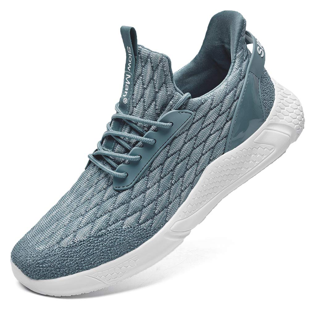 Slow Man Men's Walking Shoes - Lightweight Running Shoes for Men with Arch Support - Perfect for Walking, Jogging, and Daily Comfort