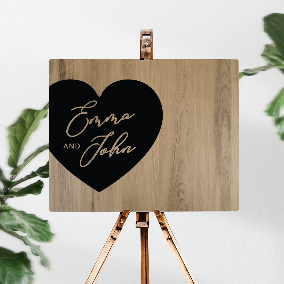 Custom Wooden Welcome Sign for Wedding - 16