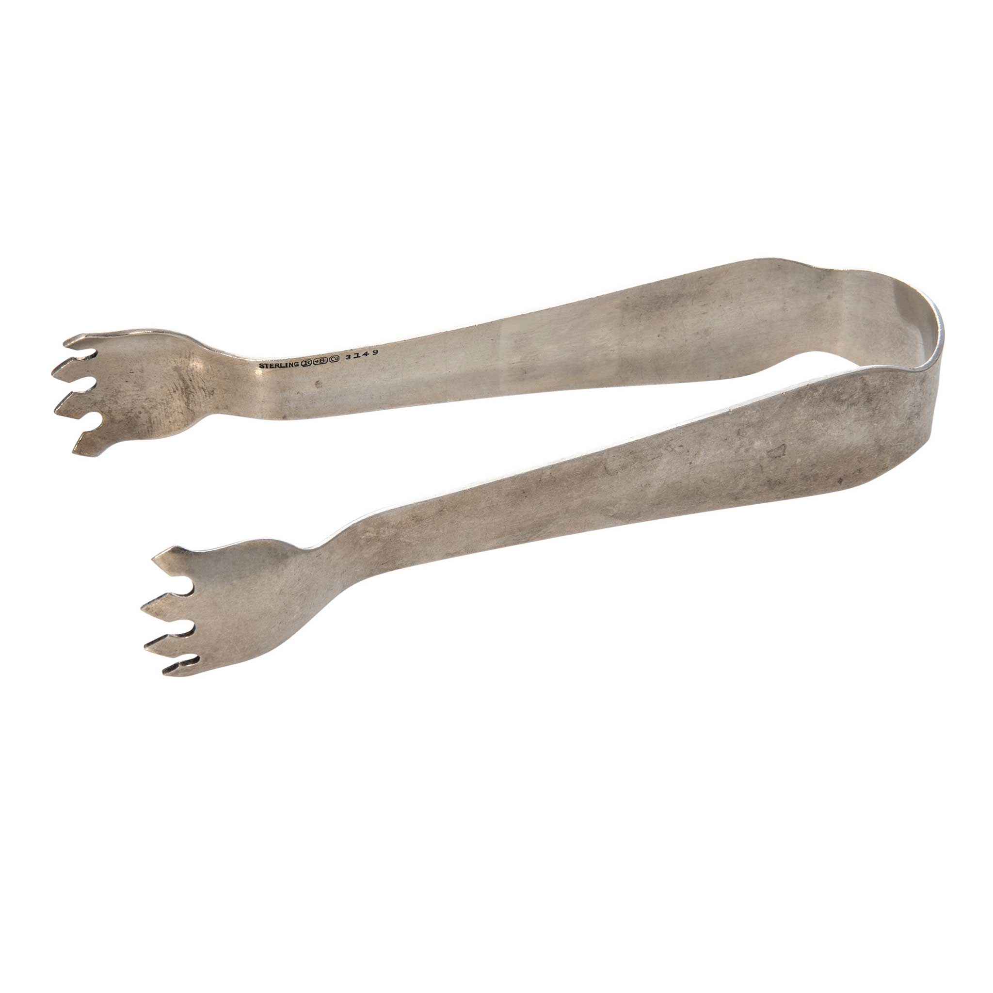 Vintage Sterling Silver Ice Cube Tongs - Elegant Barware for Cocktails, Whiskey & Drink Garnishing - Perfect for Home Bars, Parties & Gift Giving
