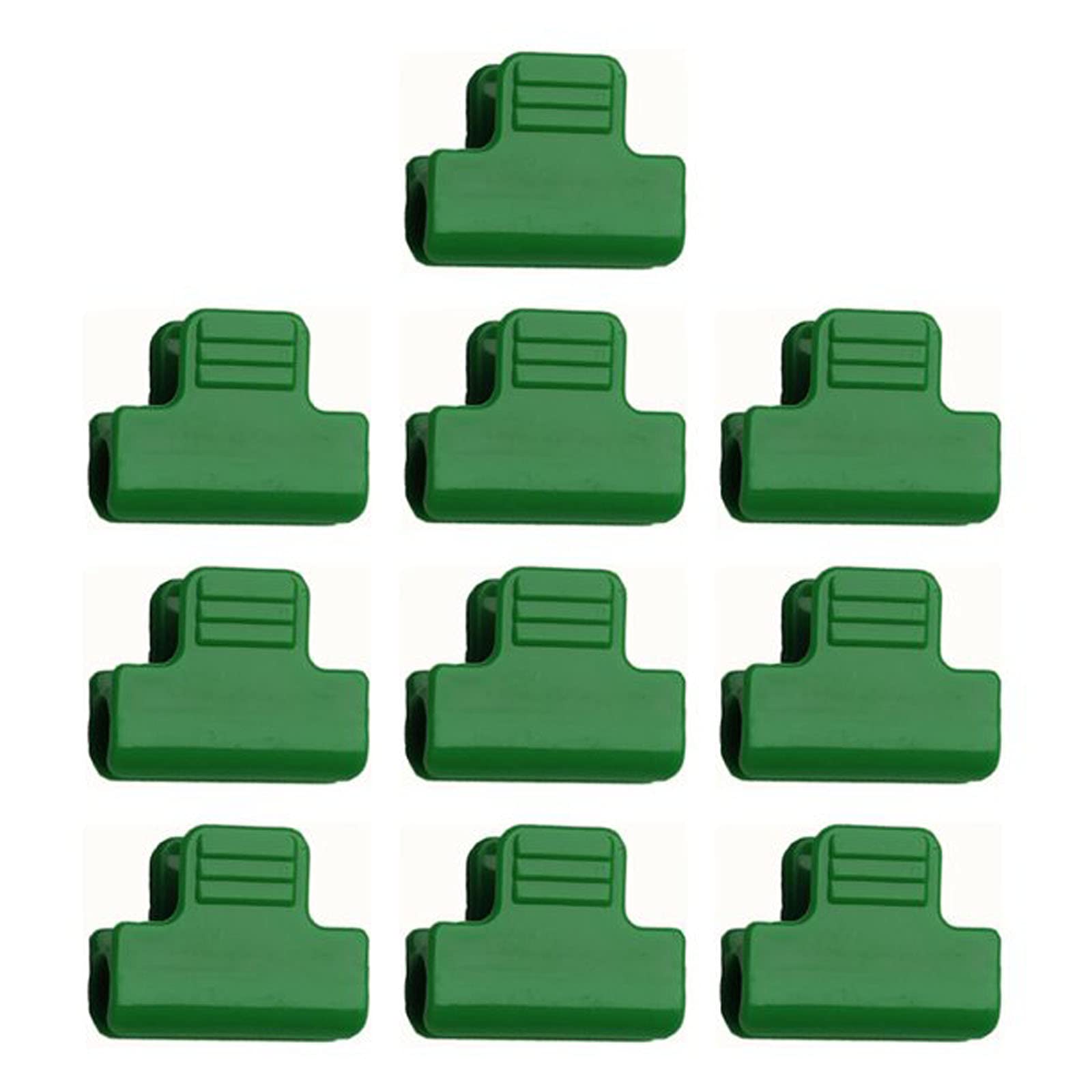 10-Piece Greenhouse Clamps - Heavy Duty Plastic Film Buckle Clips for Greenhouses, Gardening, and Plant Protection - Secure Greenhouse Covers & Polyethylene Sheets - Ideal for DIY Greenhouse, Garden Beds, and Plant Tunnels