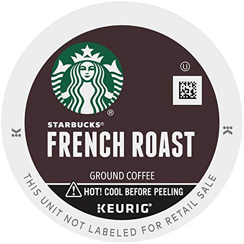 Starbucks Dark Roast K-Cup Coffee Pods - French Roast for Keurig Brewers (40 Pods, 4 Boxes of 10) - Bold & Rich Flavor for Morning Energy or Office Break | Compatible with All Keurig Single Serve Coffee Makers