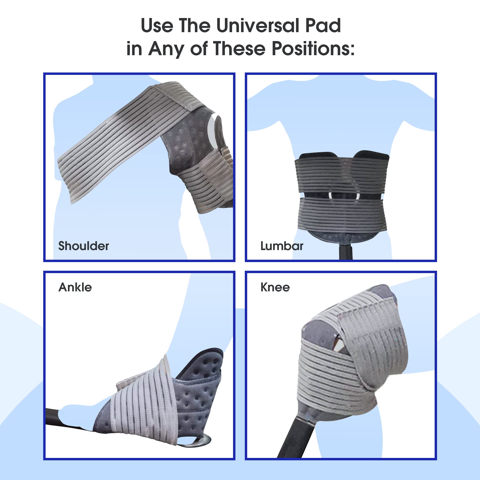 Cold Therapy Machine with Programmable Timer | Knee Ice Therapy Device with Compression Pad | Post-Surgery Recovery Cryotherapy System (Includes Knee Pad & Reusable Ice Cubes) - Perfect for ACL Surgery, Arthritis Pain Relief & Sports Injury Rehabilitation