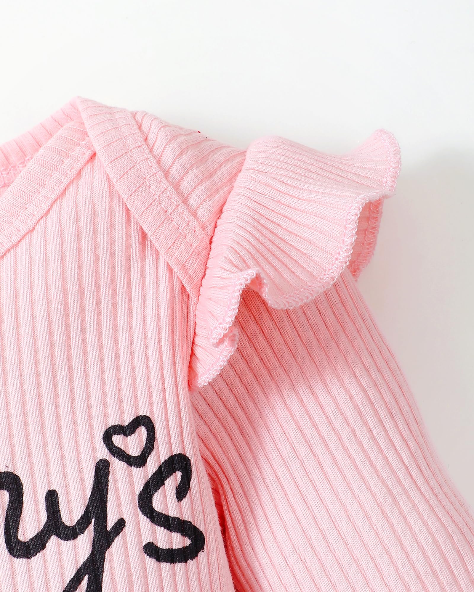 Adorable Infant Baby Girl Clothes - Newborn Long Sleeve Romper & Pants Set for Fall/Winter | Soft & Cozy Outfit for Newborns, Photo Shoots & Daily Wear