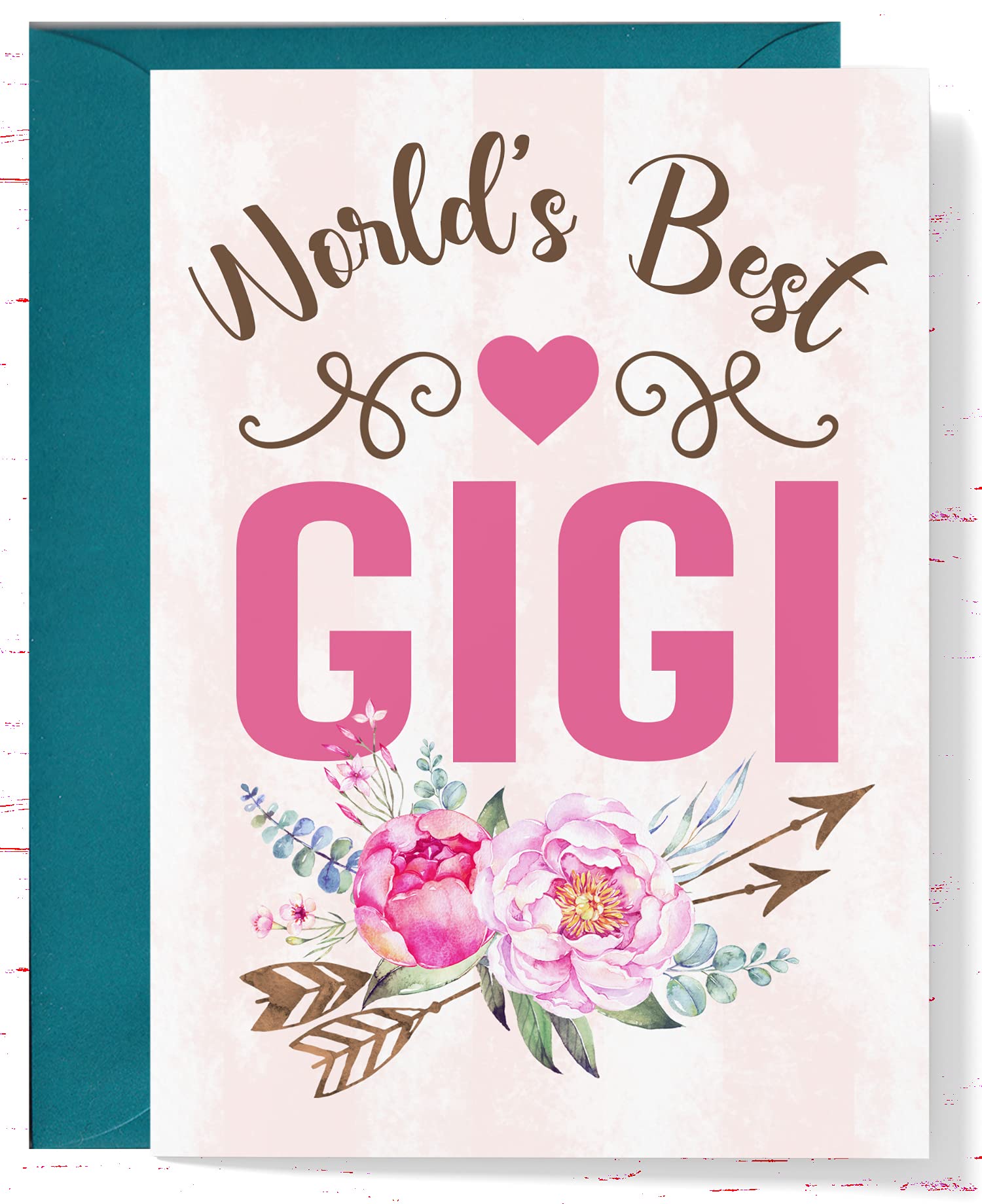 Best Gigi Greeting Cards for All Occasions - Mother's Day, Birthday & Special Events | Heartfelt Keepsake for Grandmothers, Gifts for Gigi