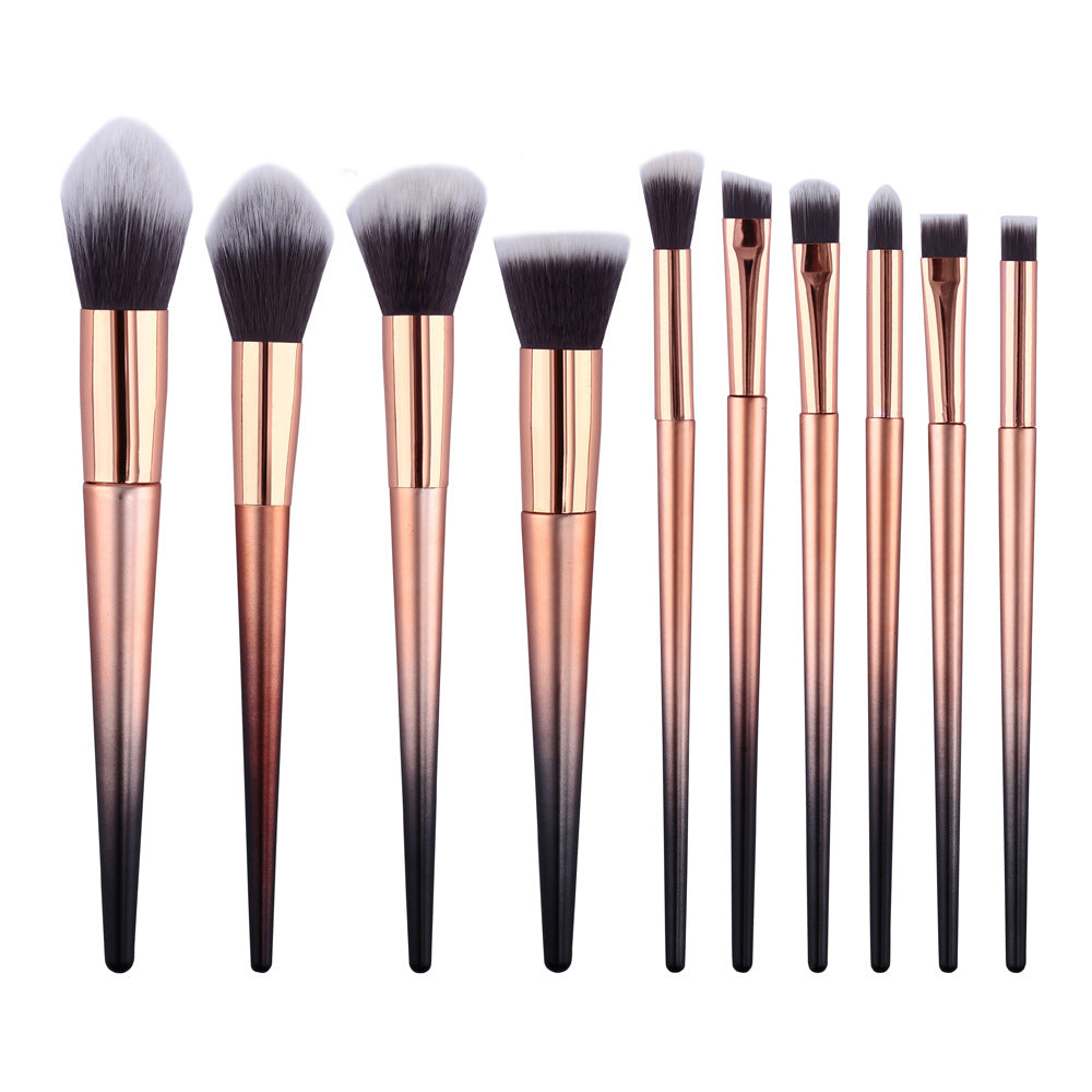 Professional Makeup Brush Set - 12 Piece Vegan & Cruelty-Free Cosmetic Brushes for Foundation, Blending, Eyeshadow - Perfect for Makeup Artists & Beginners at Home or Salon Use