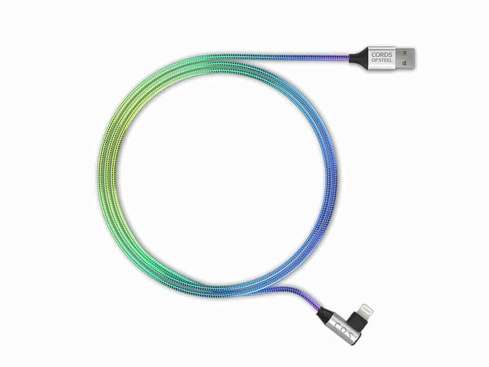 Premium Multicolor Steel Braided Type C Charging Cables - Durable & Fast Charging for iPhone, Android, Samsung - Perfect for Home, Office & Travel