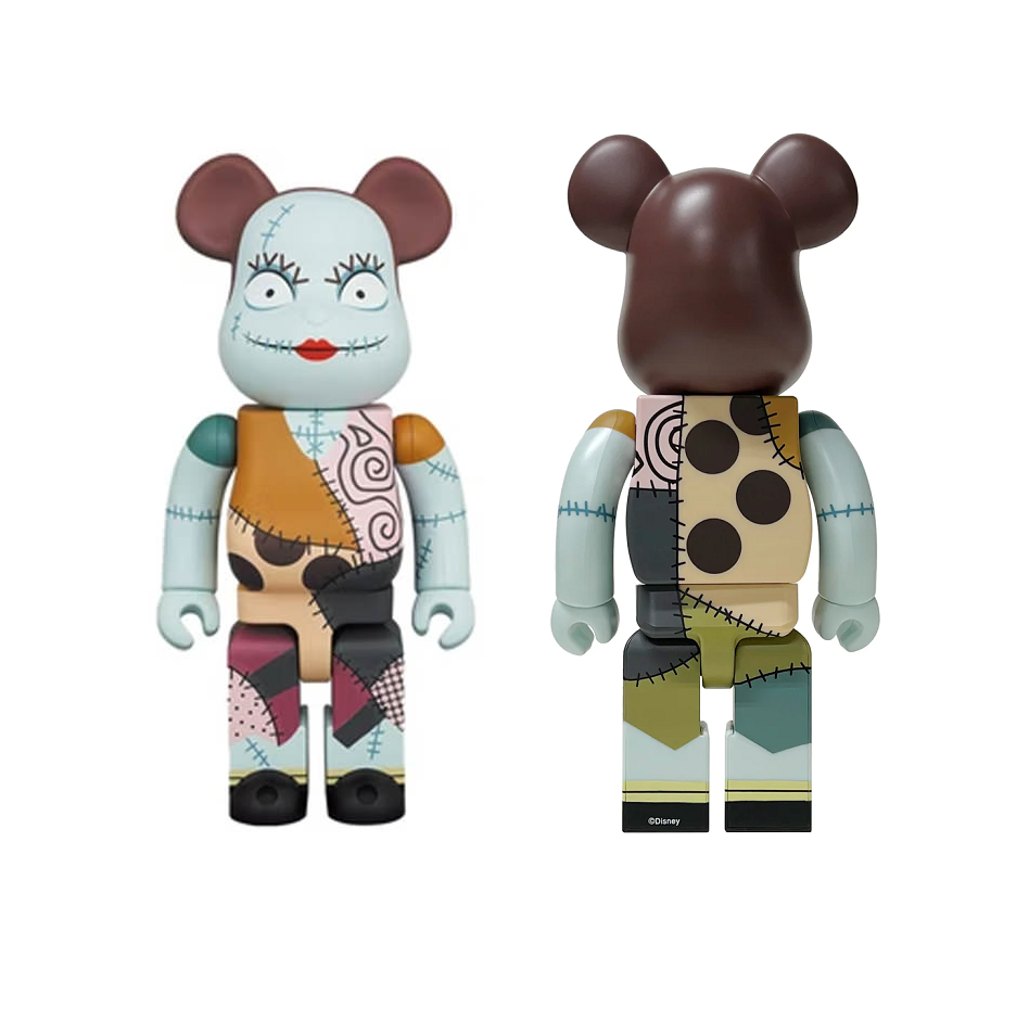 Bearbrick The Nightmare Before Christmas Sally 400% Collectible Figure - Perfect for Anime Fans, Disney Collectors & Home Decor