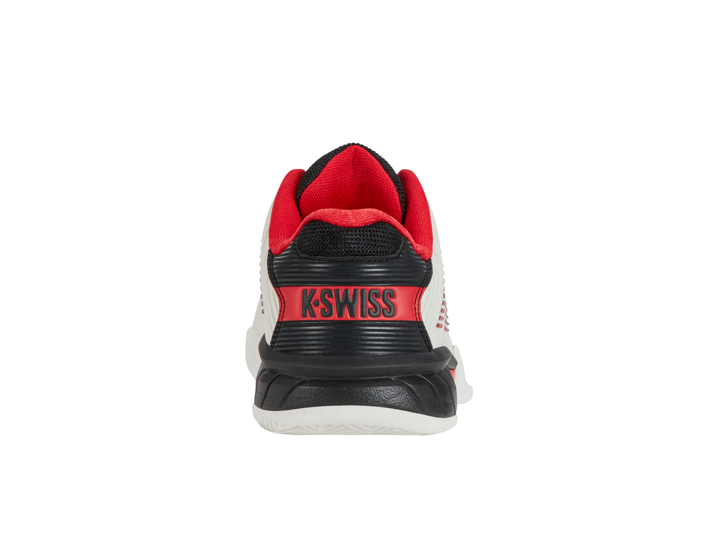Hypercourt Express 2 Tennis Shoes - Men's Size 10.4 M | Bright White/Stretch Limo/High Risk Red Colorway | Perfect for Competitive Matches & Casual Court Wear