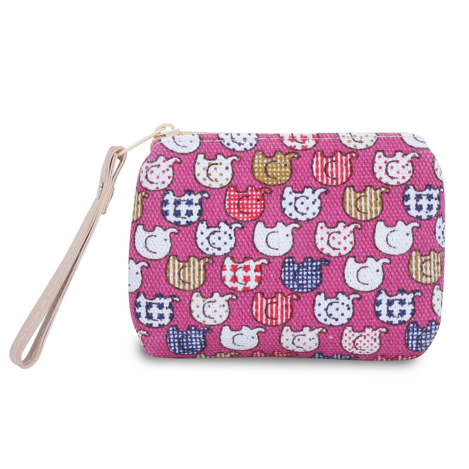 Stylish Makeup Pouch for Women | Waterproof Cosmetic Bag & Travel Organizer | Perfect for Makeup Brushes, Toiletries & Travel Essentials | Great Gift for Girls (Design 04) | Use for Daily Makeup Storage, Gym Bag Essentials & Weekend Getaways