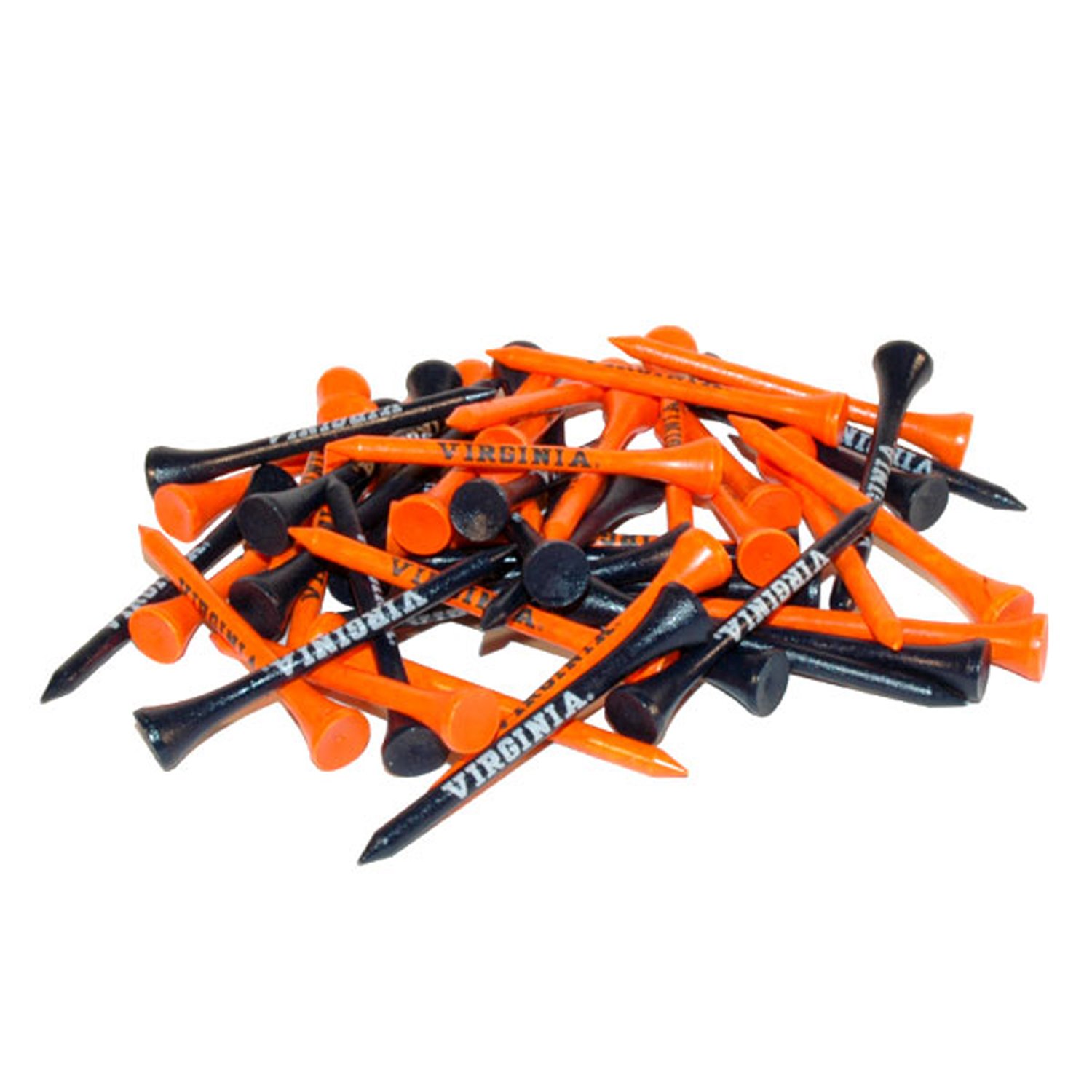 Team Golf NCAA Golf Tees - Pack of 50 | Durable Plastic Golf Tees for Driving Range & Course Play | Perfect for Practice, Tournaments & Gift Giving