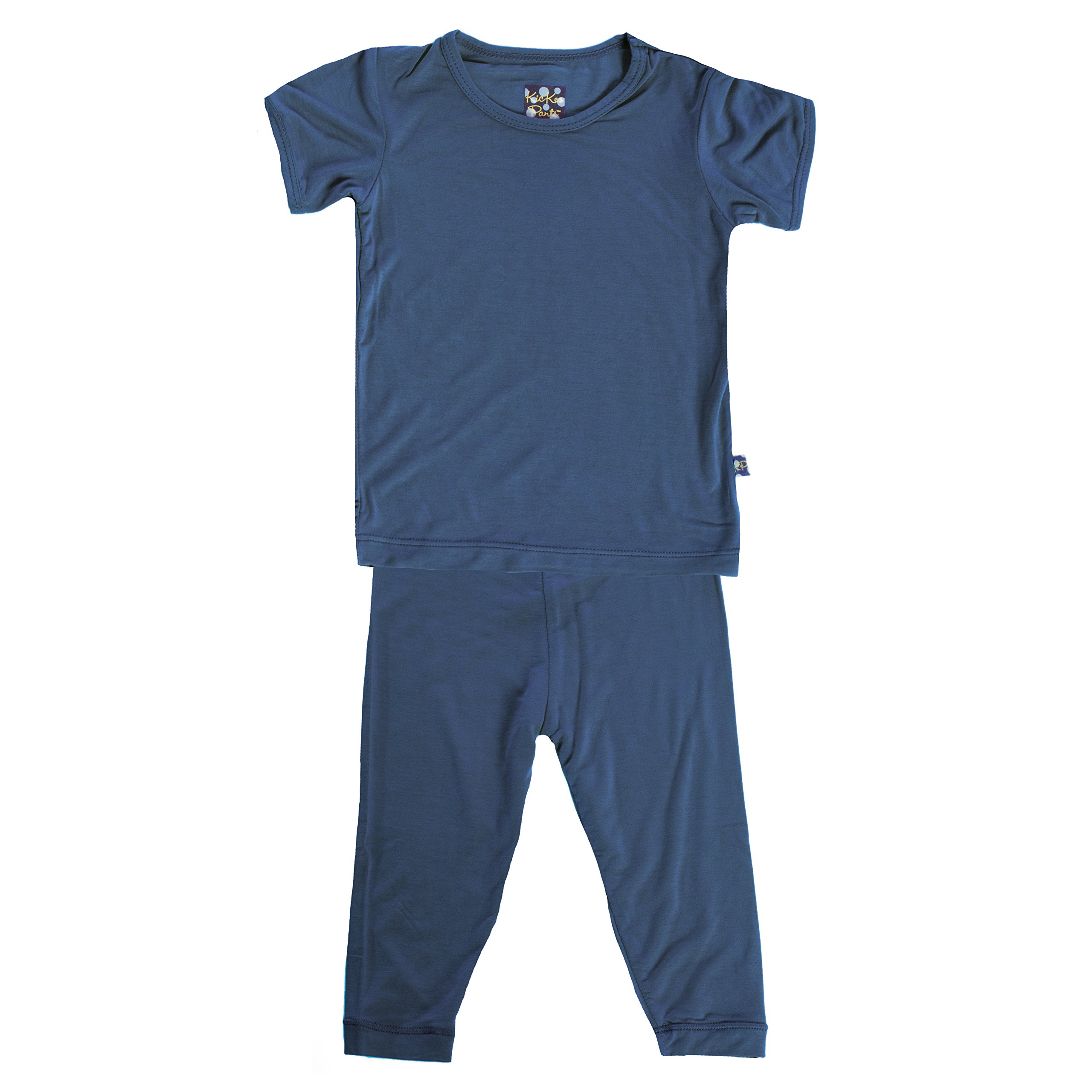 KicKee Pants Soft Cotton Short Sleeve Pajama Set for Newborn to 10 Years Kids - Cozy Sleepwear for Bedtime & Lounging