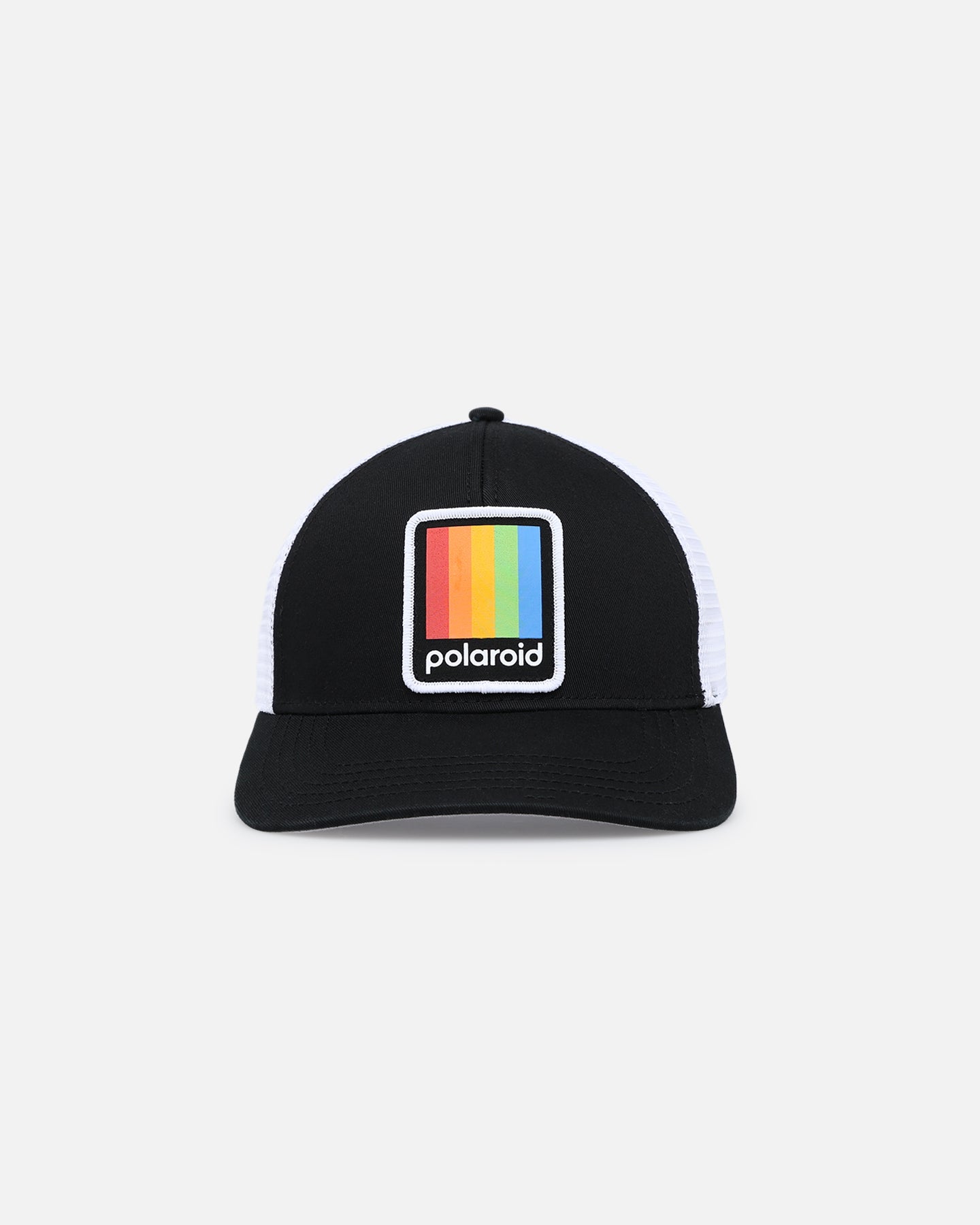 American Needle Twill Valin Patch Trucker Snapback Hat - White/Black - Vintage Baseball Cap for Men & Women - Perfect for Casual Wear, Sports, and Street Fashion
