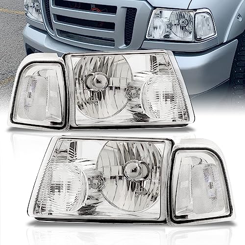 OE Style - Chrome Housing / Clear Reflector