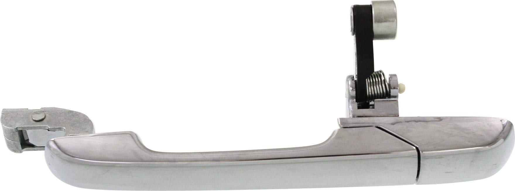Go-Parts - Chrome Left Driver Side Rear Exterior Door Handle Replacement for 2001-2006 Acura MDX (2002 2003 2004 2005 Models) - Durable Plastic Car Accessory for Easy DIY Installation & Vehicle Maintenance
