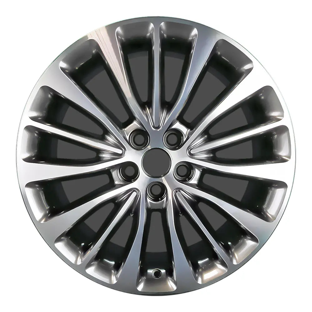 18 Inch Lincoln MKX OEM Replacement Wheel ALY10072 - Compatible with 2015-2018 Models | Machined Aluminum Alloy Rim FA1Z1007B | Perfect for Road Trips, Daily Commuting & Luxury Vehicle Upgrades