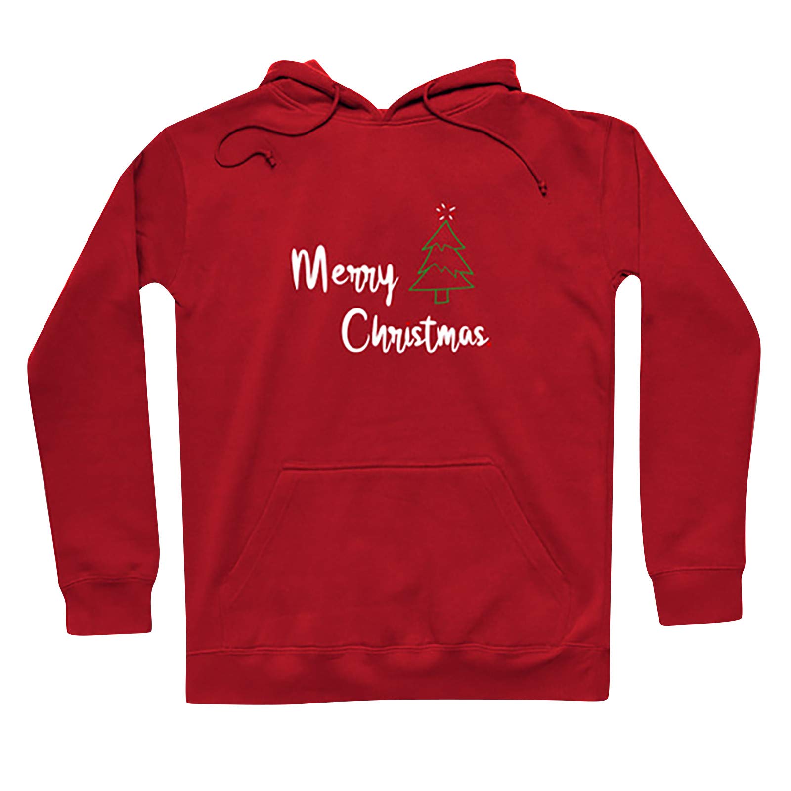 Women's Long Sleeve Christmas Print Zip Up Hoodie Sweatshirt - Cozy Holiday Pullover with Letter Design for Winter Fashion & Casual Outfits