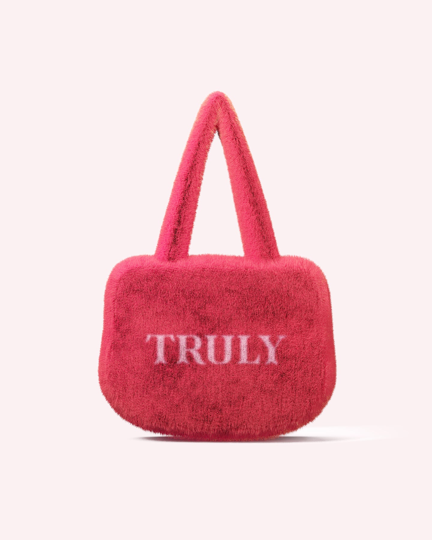 Stylish Pink Fuzzy Crossbody Bag for Women - Soft Plush Handbag for Everyday Use, Parties & Travel