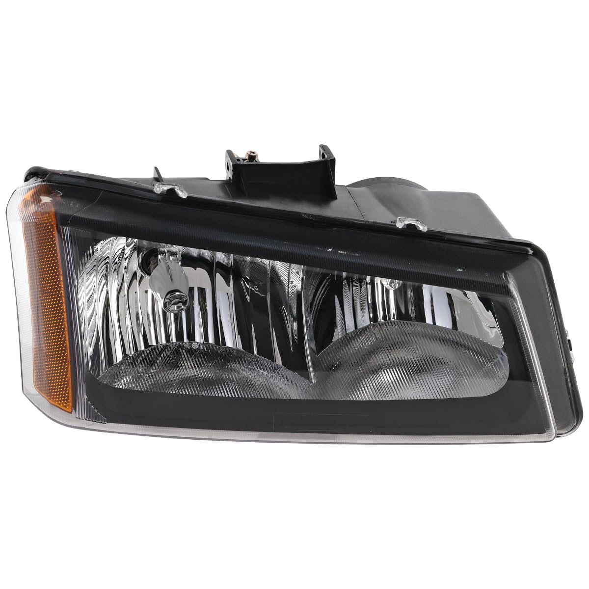 BAP For 2003-2006 Chevy Silverado Right Side Headlight Assembly - Halogen Fluted Reflector Replacement (Includes 2007 Classic) - CAPA Certified - Perfect for Night Driving & Off-Road Use