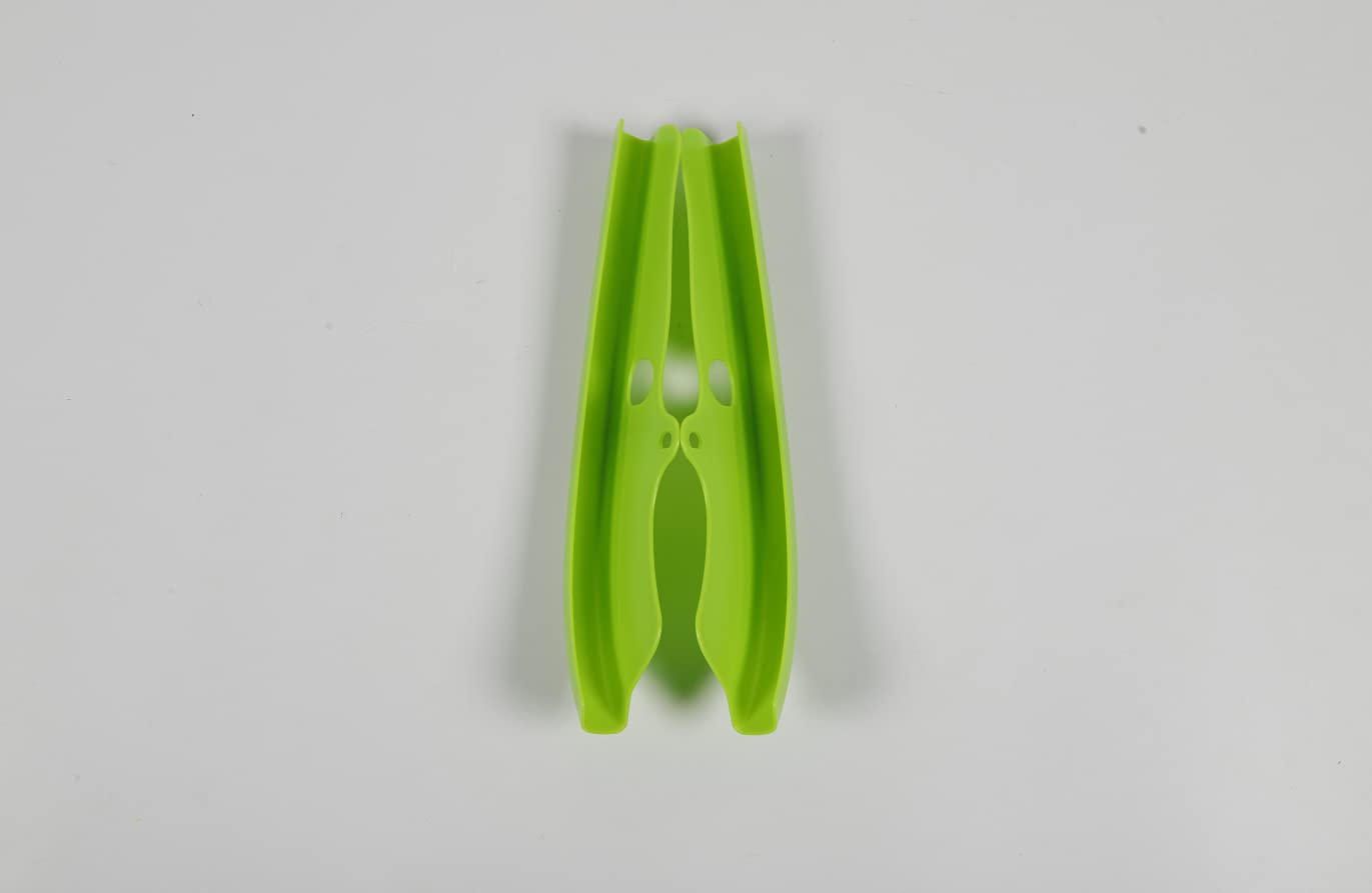 High-Performance ABS Front Bumper Lip Spoiler Splitter for Dodge Challenger 2015-2021 - Aggressive Green Exterior Upgrade (Perfect for Car Shows & Street Racing)