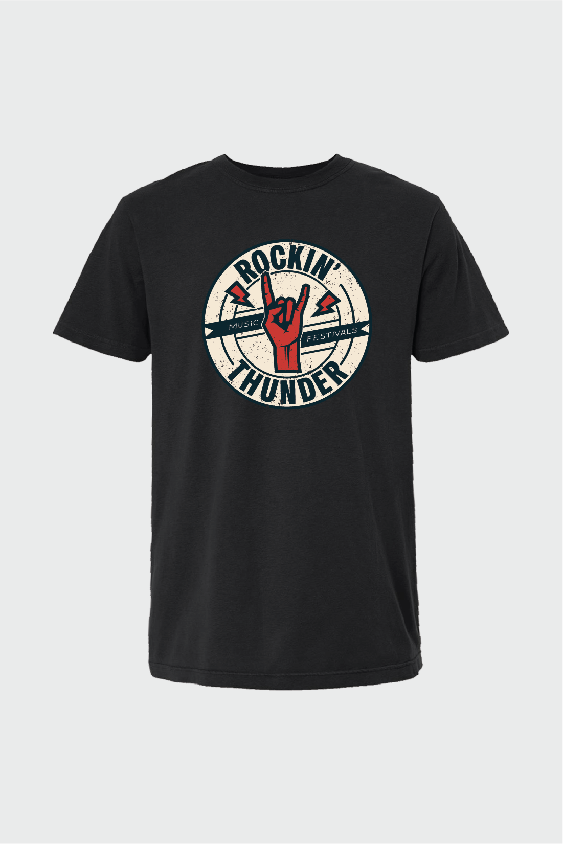 Rockin' Thunder Graphic T-Shirt for Men & Women - Premium Cotton Band Tee - Vintage Rock Music Merch - Perfect for Concerts & Casual Wear