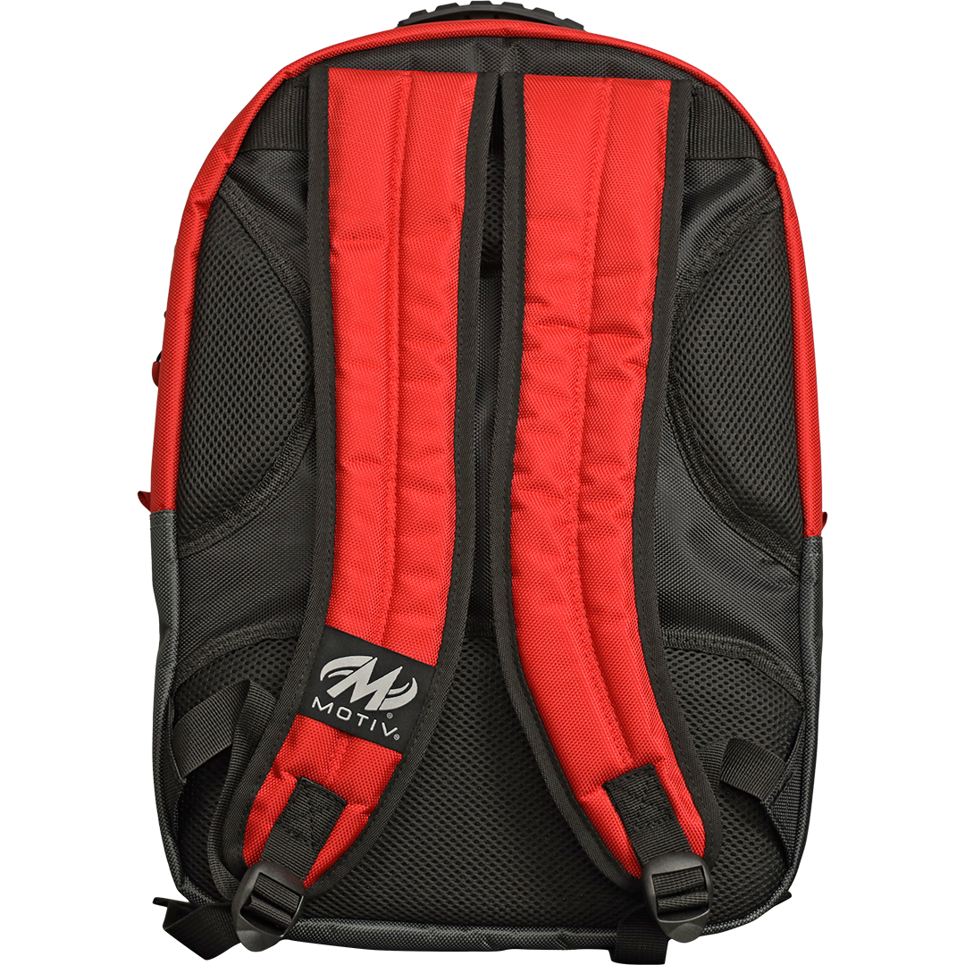 Motiv Intrepid Backpack - Fire Red Color, Lightweight & Durable Hiking Backpack for Outdoor Adventures, Travel & Daily Use