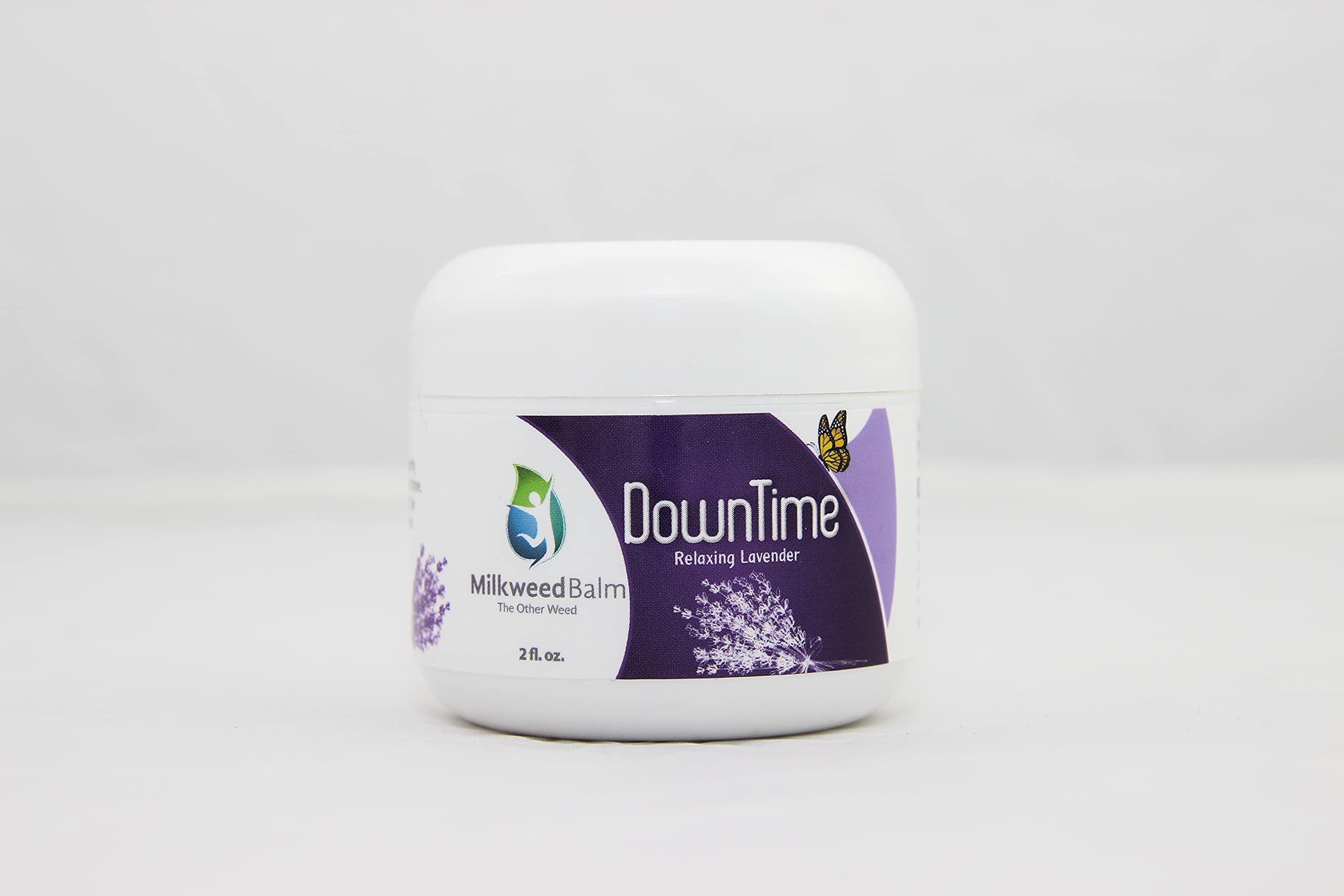 Downtime Milkweed Balm Cream - Soothing Skin Moisturizer, Travel Size .5oz - Perfect for Dry Hands, Cuticles & On-The-Go Skincare