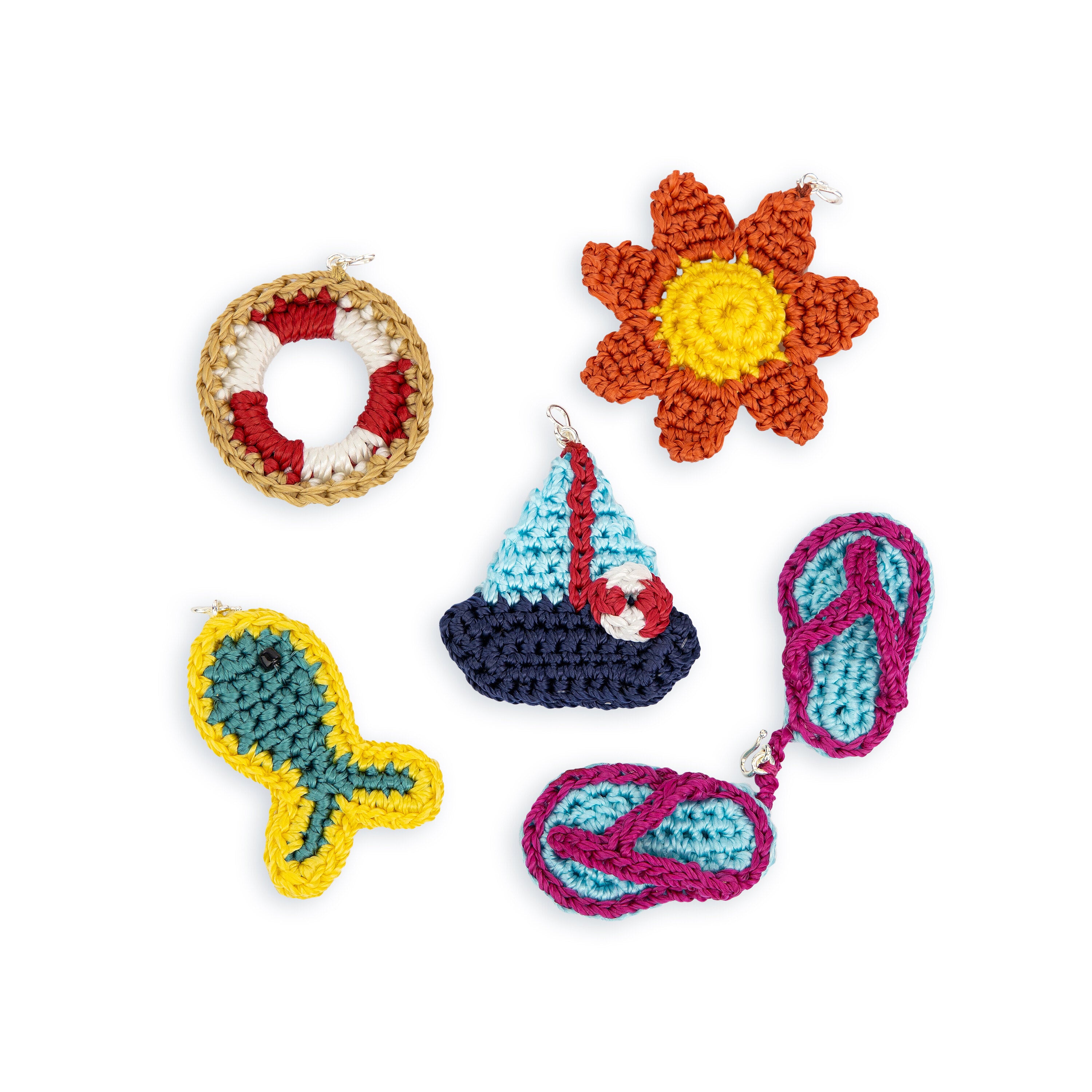 Yarnicharmz 5 Pack - Premium Quality Yarn Charms for Knitting & Crocheting - Perfect for DIY Crafts, Scrapbooking, and Jewelry Making