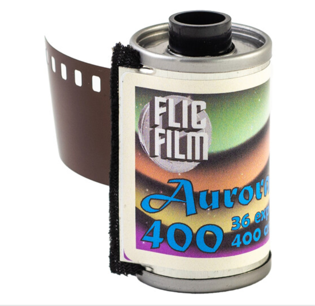 Flic Film Aurora 400 Color Negative Film - 35mm Roll Film (36 Exposures) | High-Quality 400 ISO Film for Street Photography & Travel Adventures