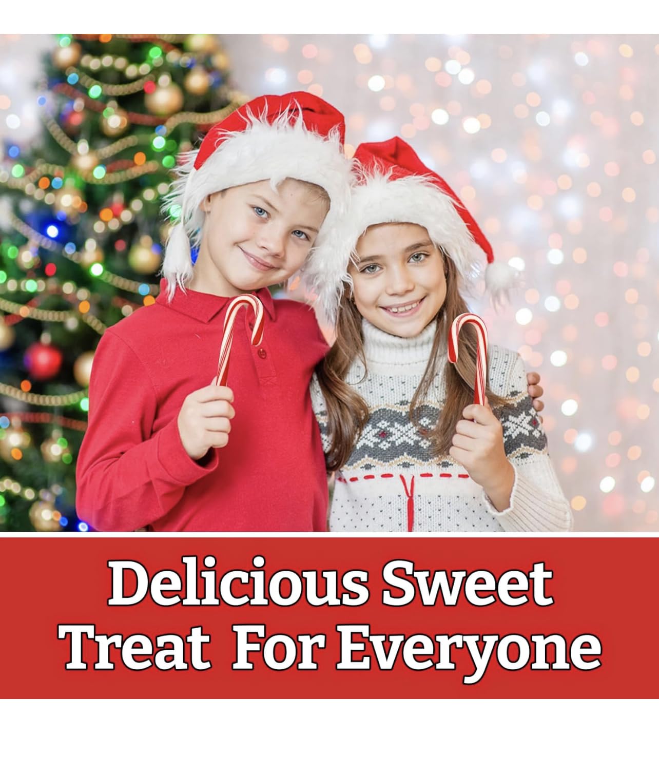 Mini Candy Canes (1000 Count) - Peppermint Flavored Christmas Candy with Red & White Stripes | Individually Wrapped Holiday Treats for Stocking Stuffers, Party Favors & Gift Bags | Includes Free Idea Booklet & Branded Bag Clip - Perfect for Christmas, Thanksgiving, Santa Parades & Winter Celebrations