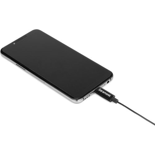 Saramonic LavMicro U3A Omnidirectional Lavalier Microphone with USB Type C - 6.5ft Cable for Android Smartphones - Perfect for Vlogging, Interviews & Podcasting